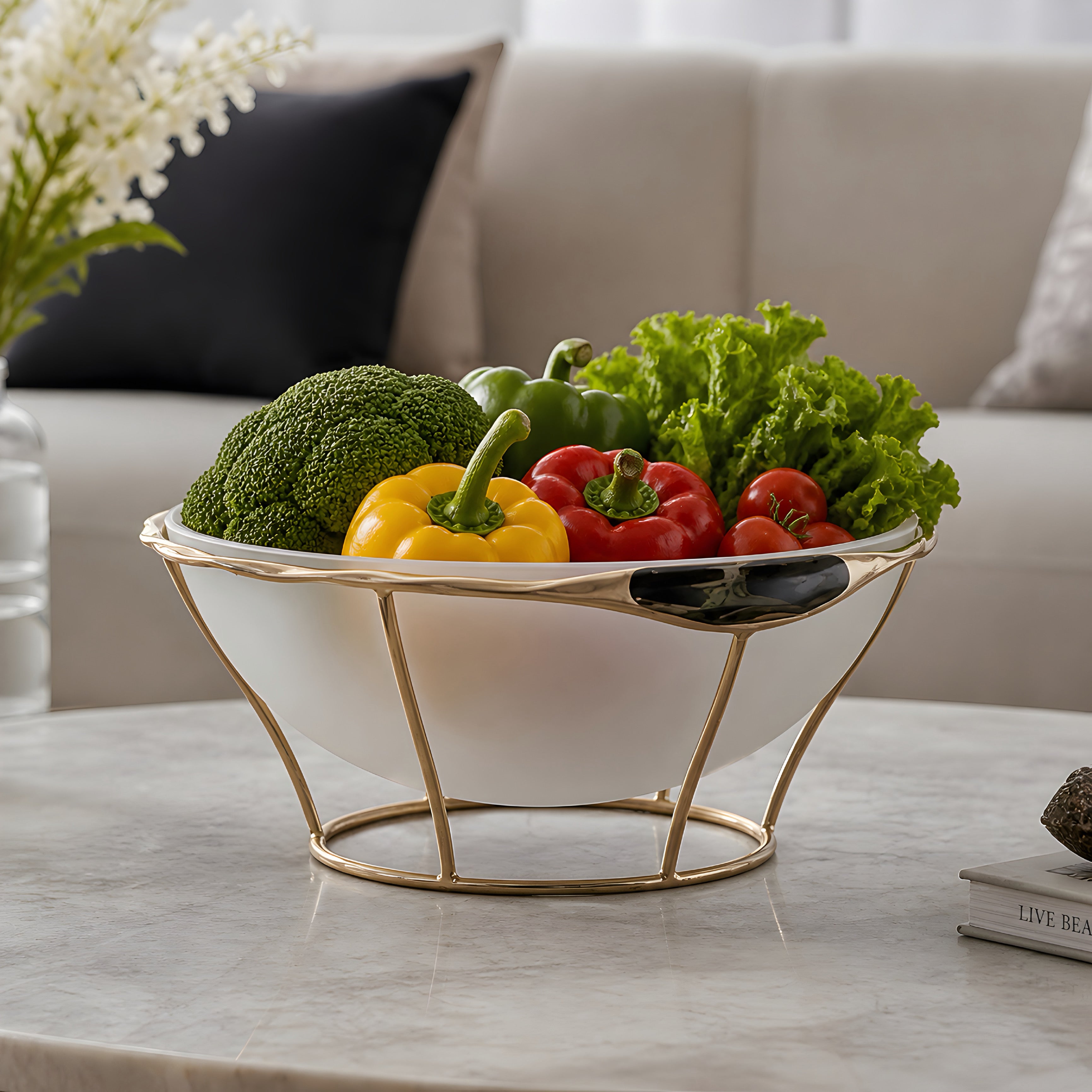 Luma Grid Serving Bowl
