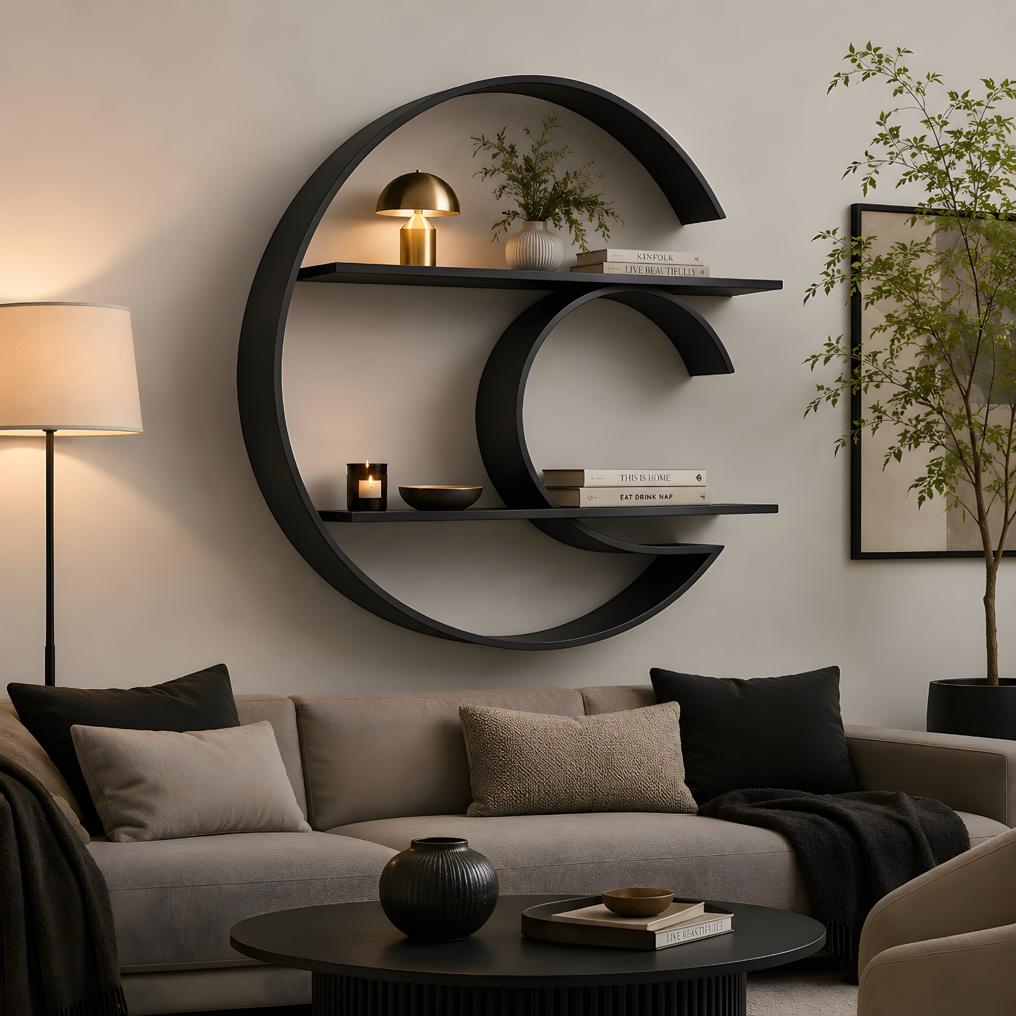 Celestia Circular Shelve