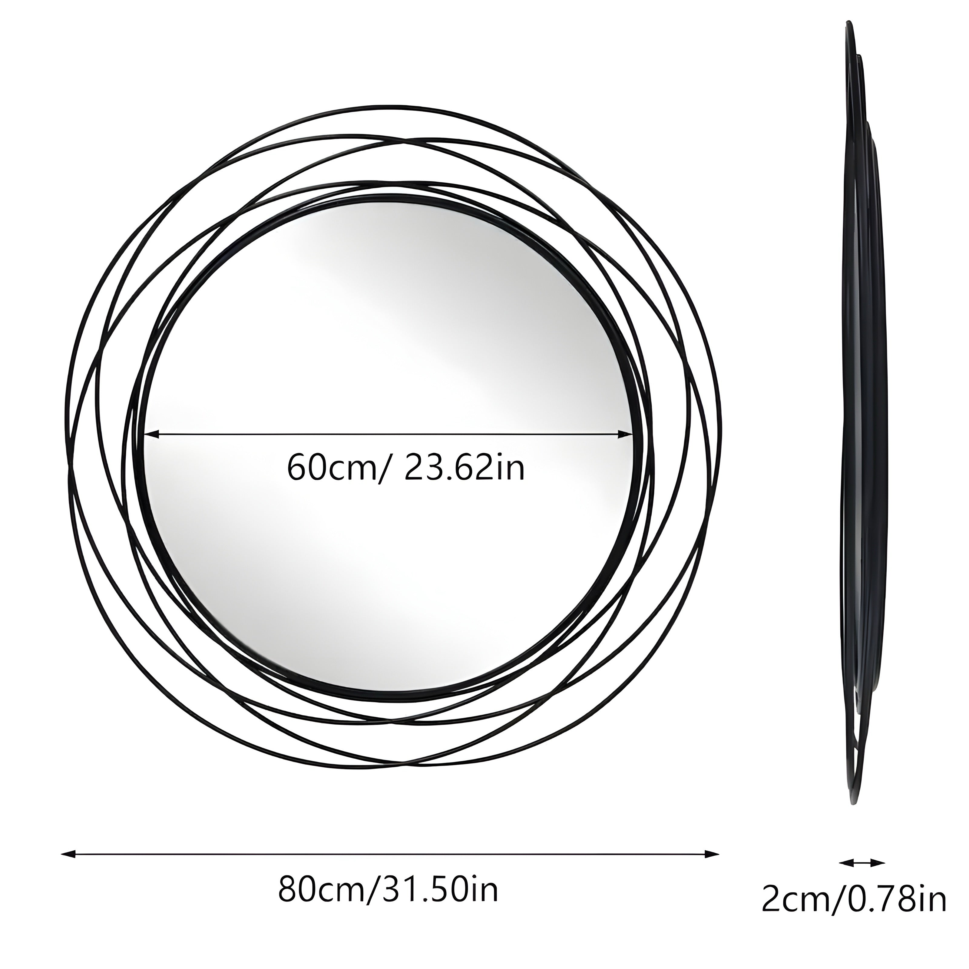 Cirqline Modern Art Mirror