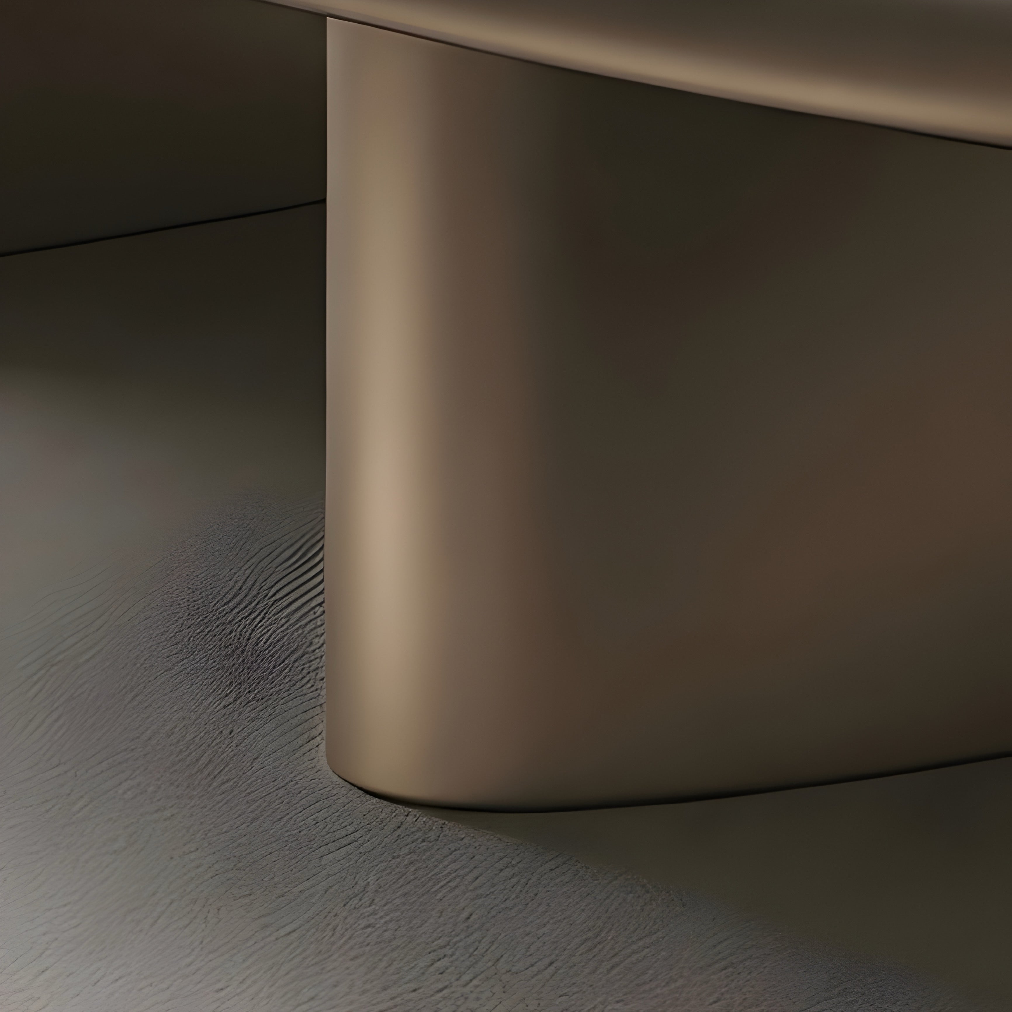 Sculptural Oval Coffee Table