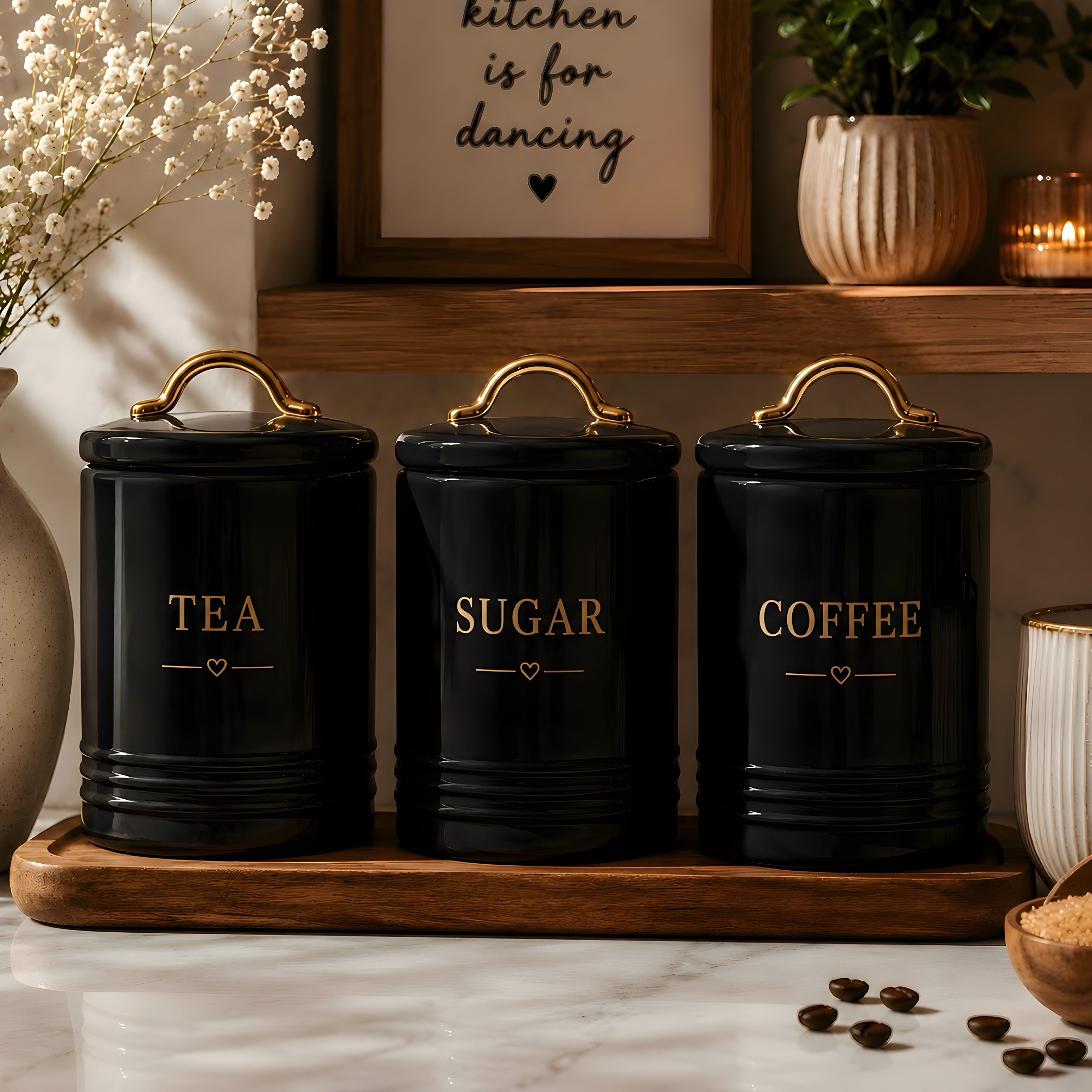 Sable Luxe Canister Trio