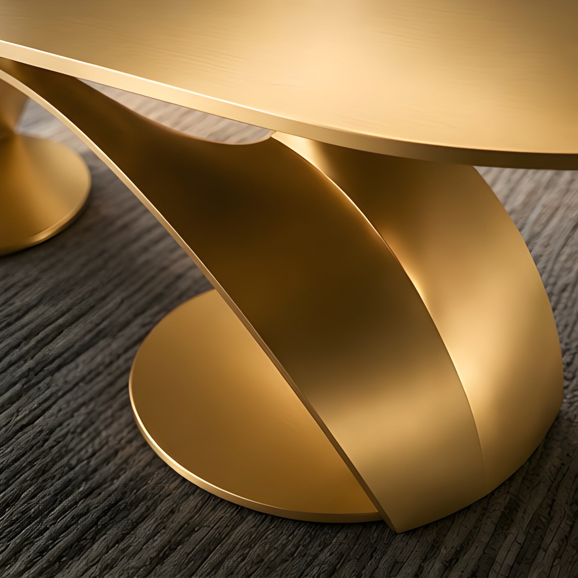 Sculptural Arc Coffee Table