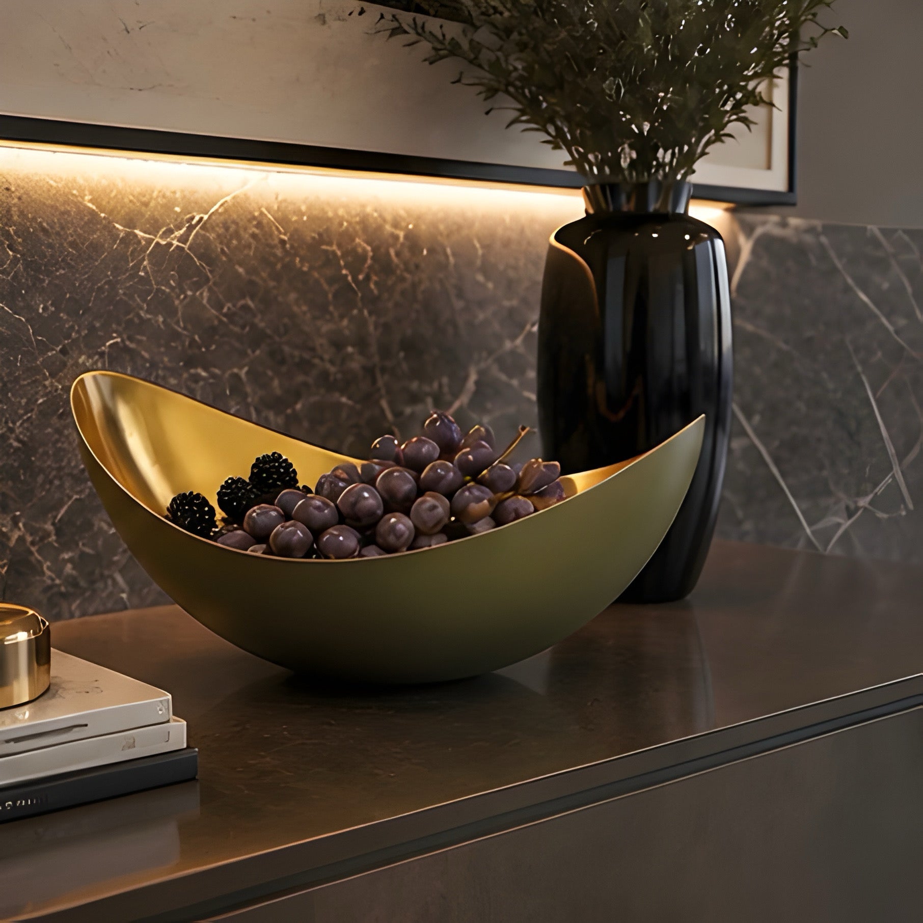 Curve Serving Bowl