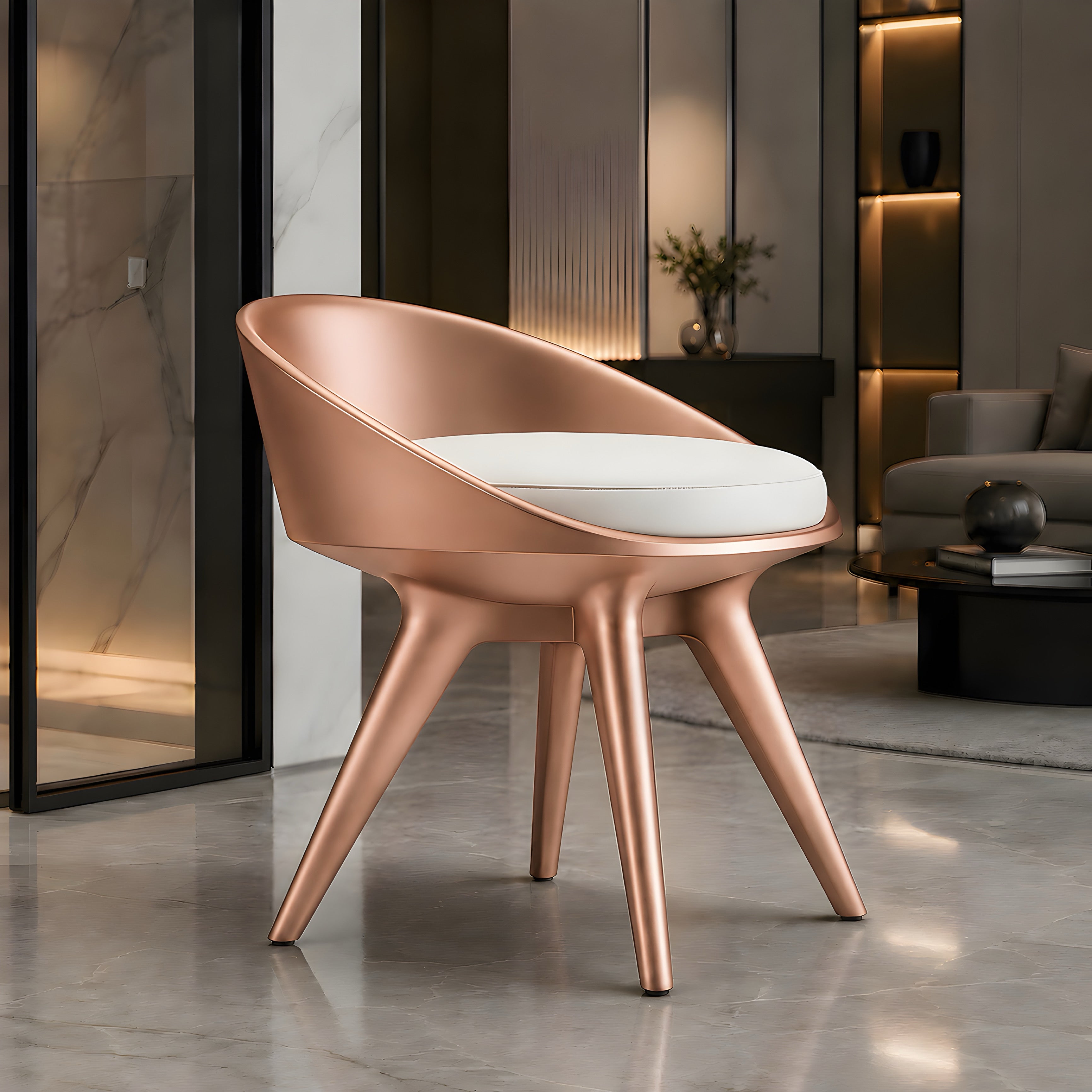 Sculptural Accent Chair
