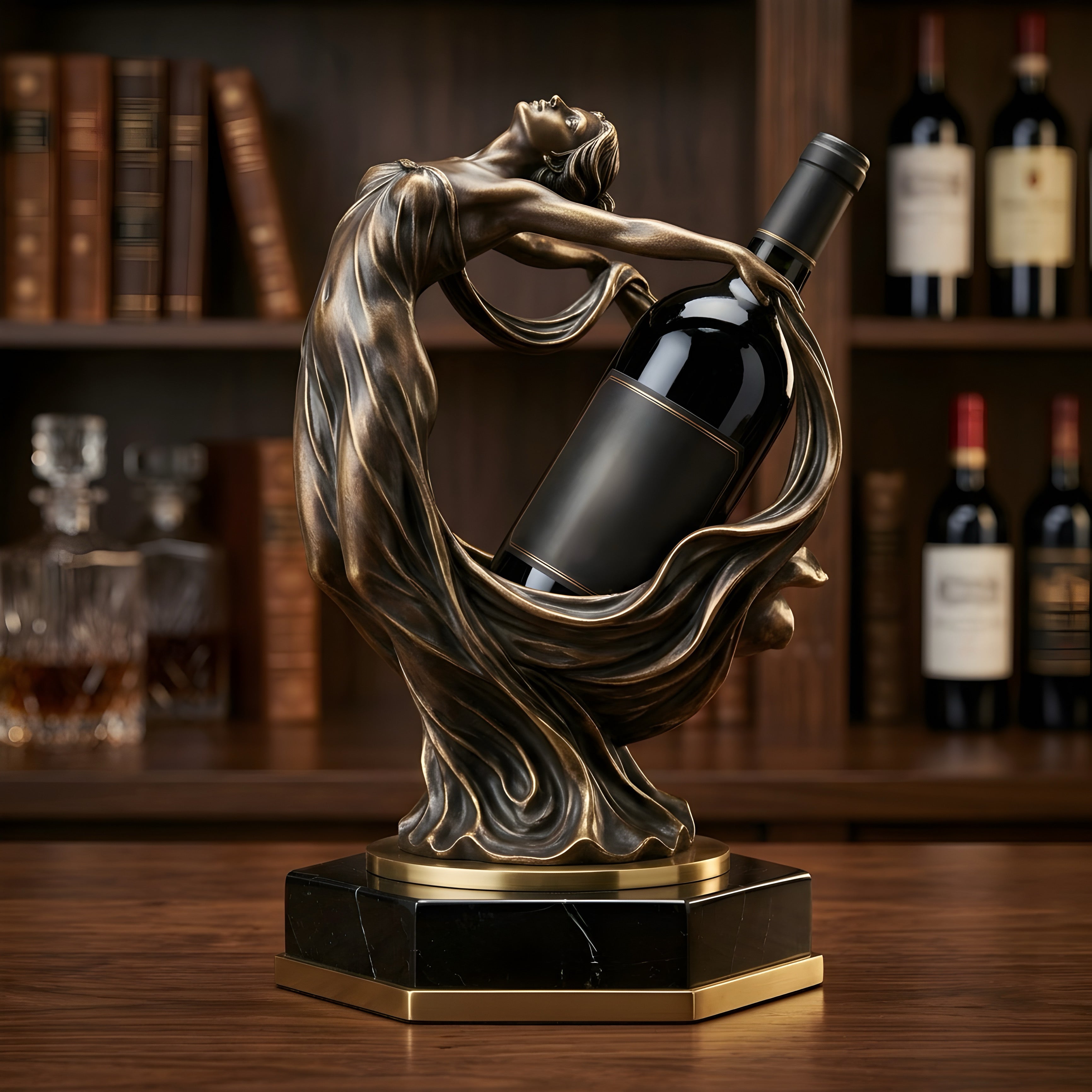 Elan Noir Decanter Holder