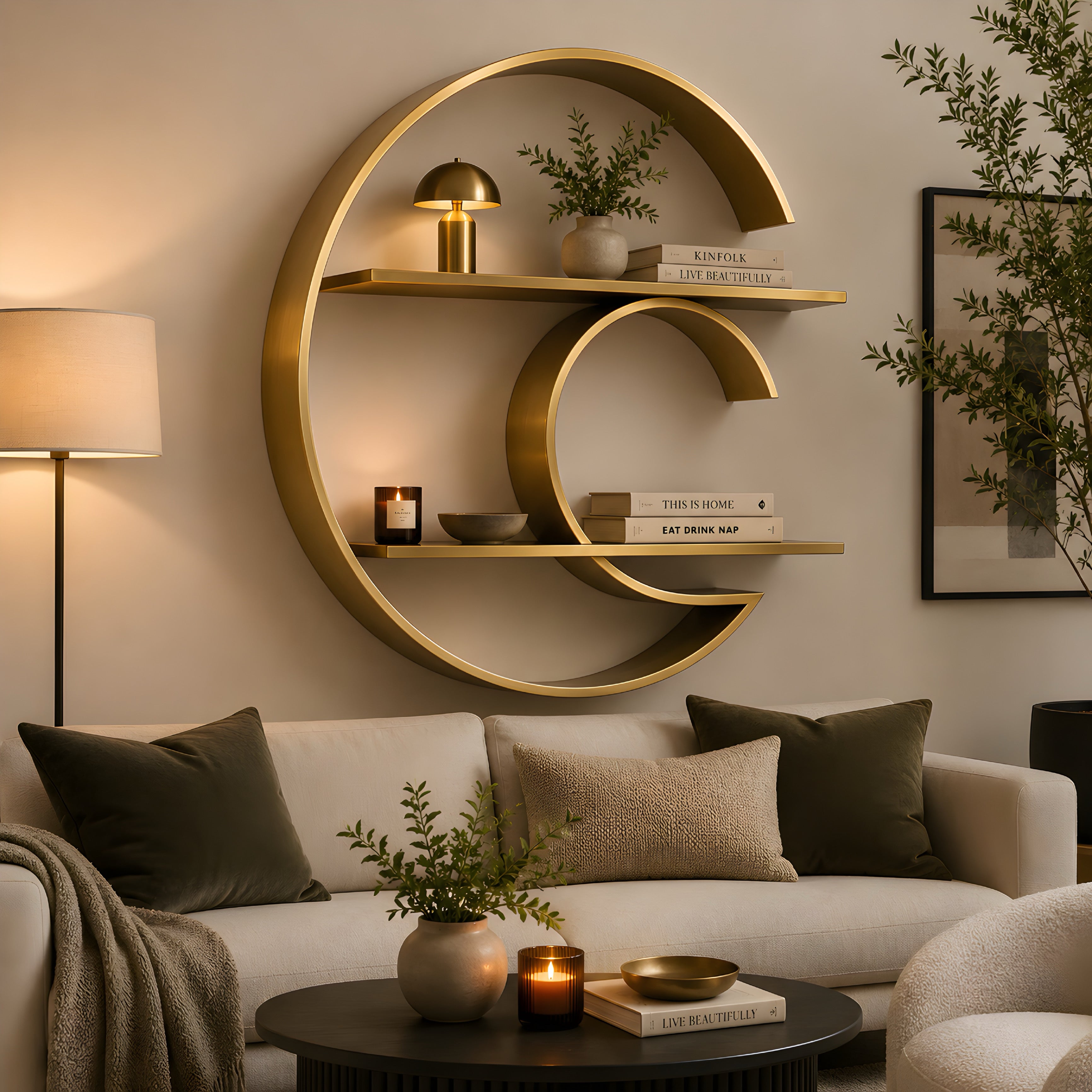 Celestia Circular Shelve