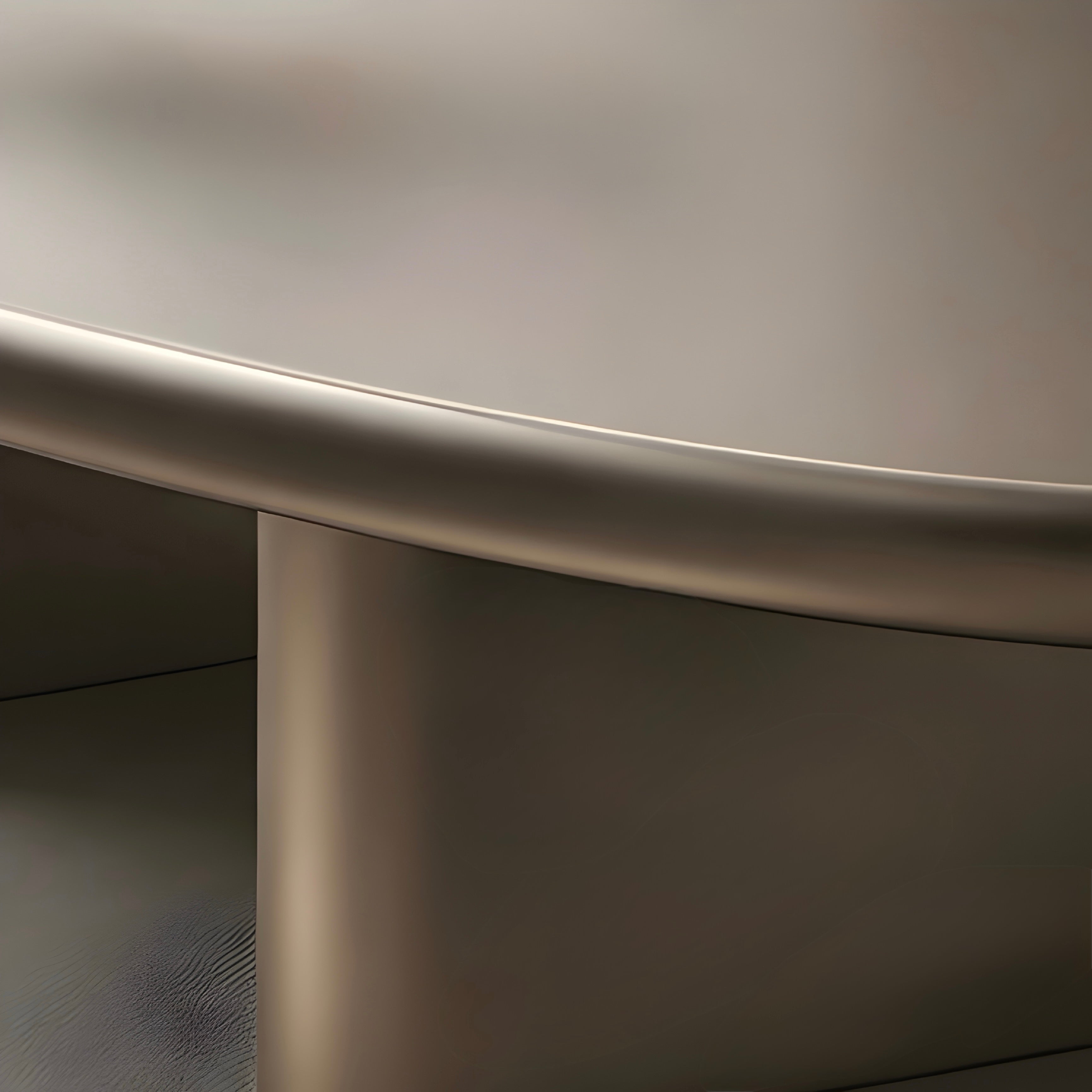 Sculptural Oval Coffee Table