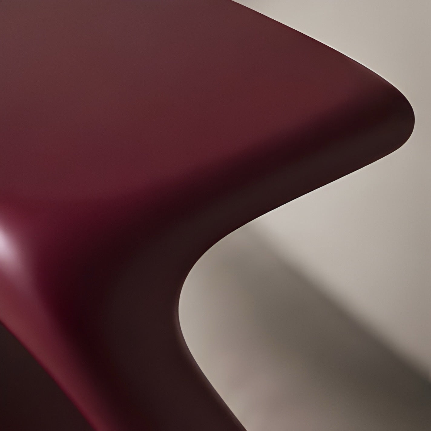 Sculptural Side Table with Storage