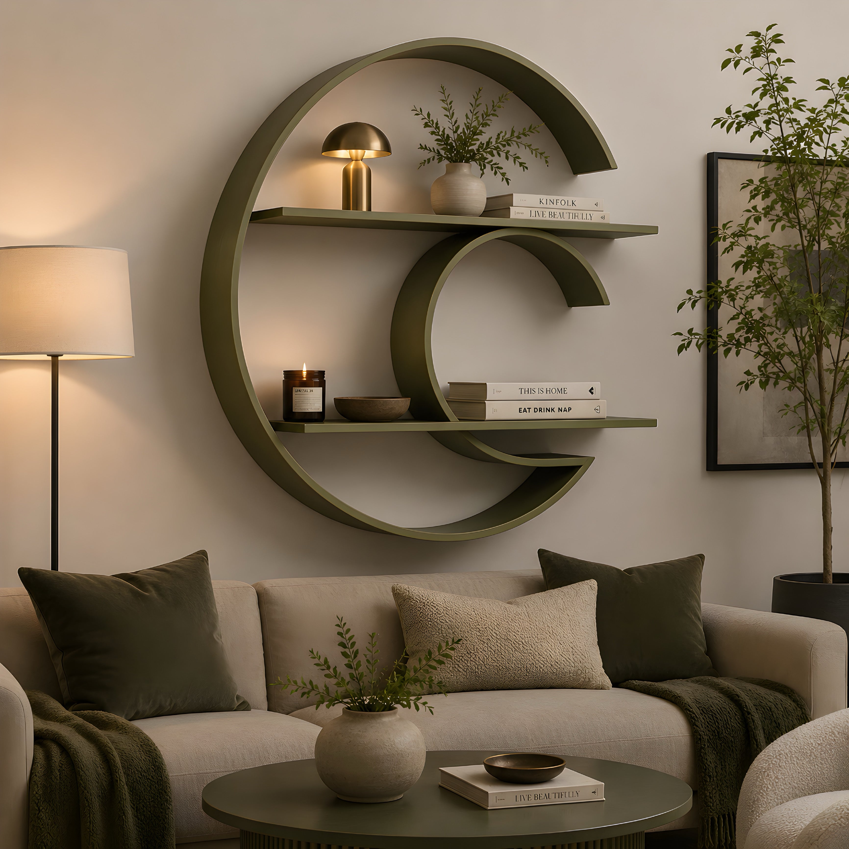 Celestia Circular Shelve