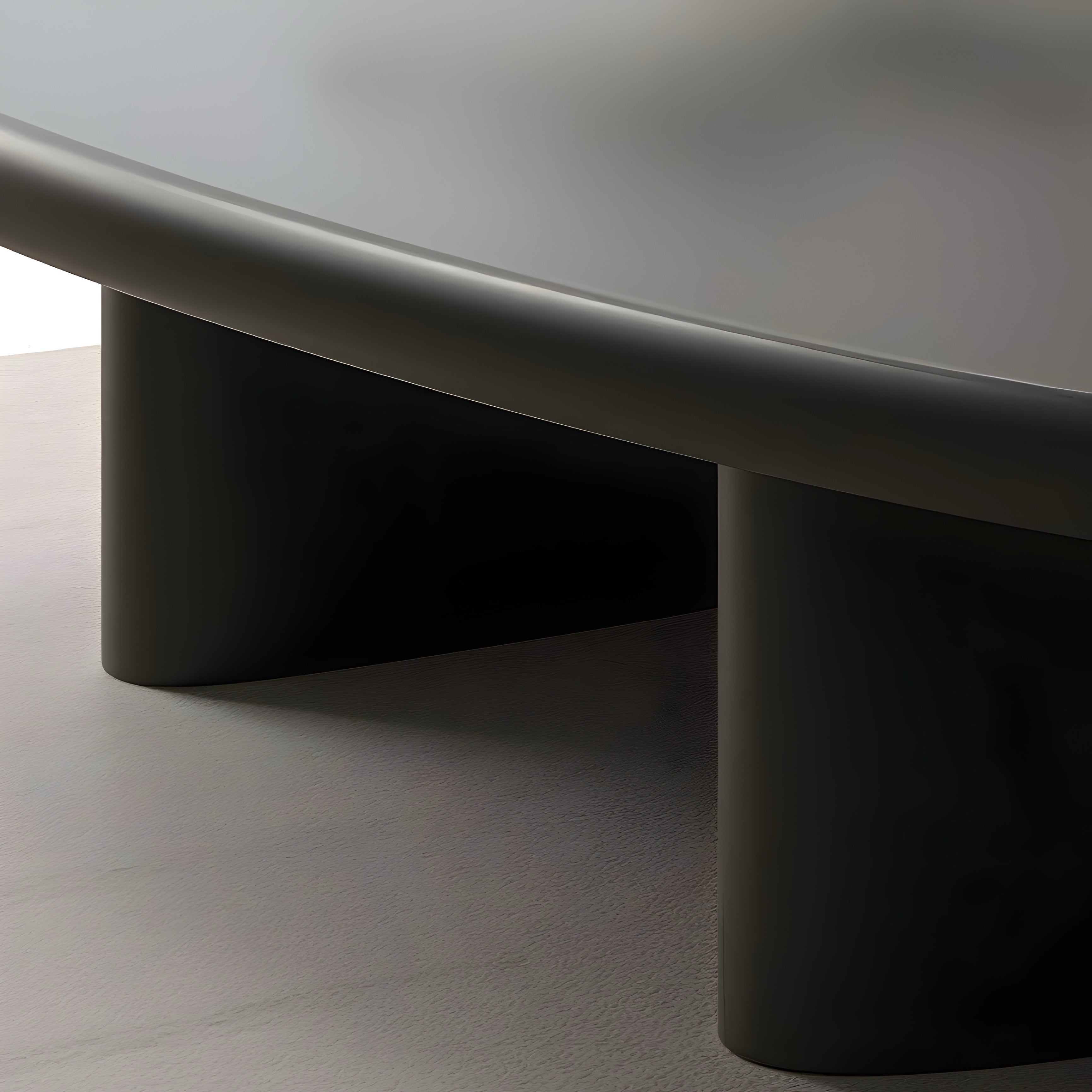 Sculptural Oval Coffee Table