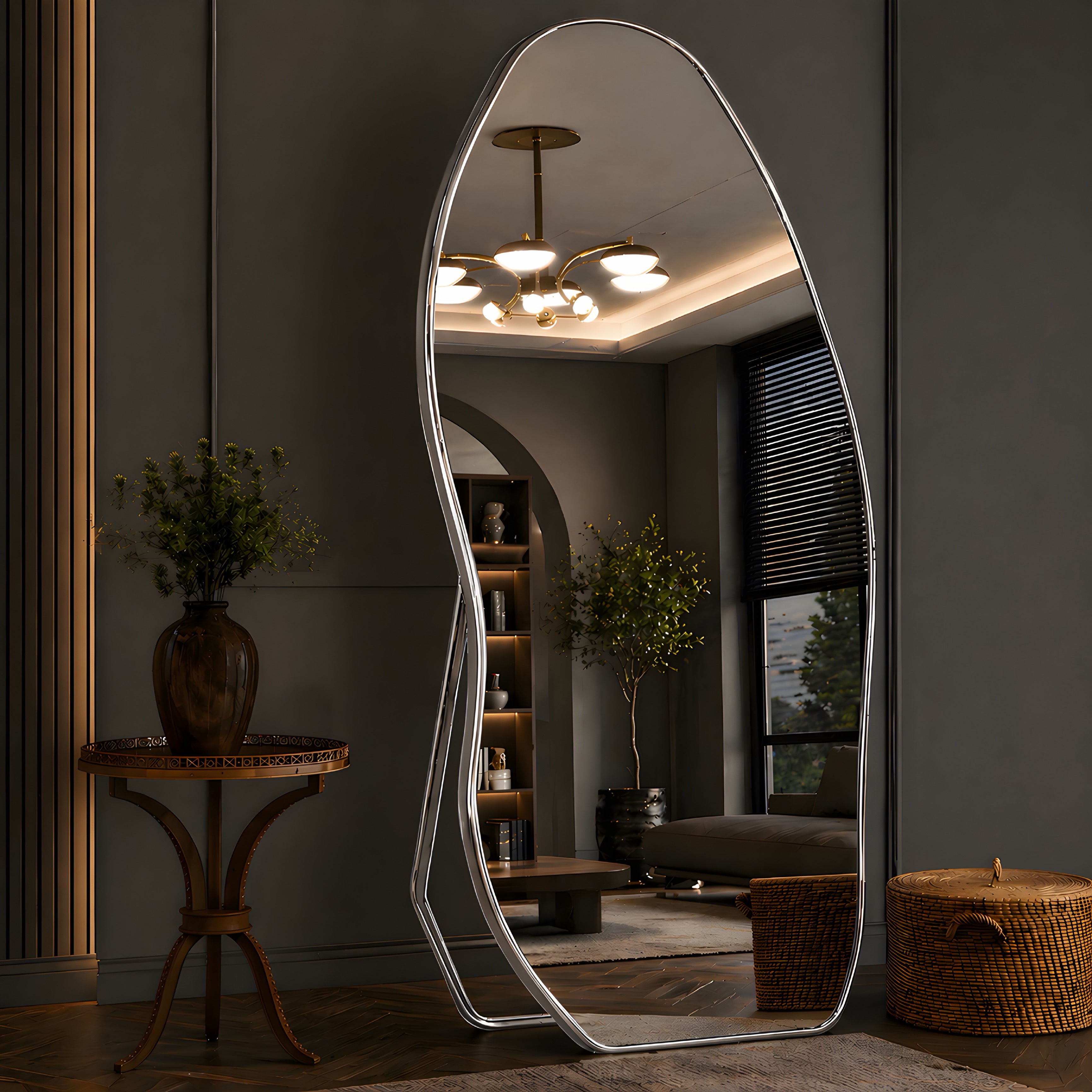 Flow Floor Mirror