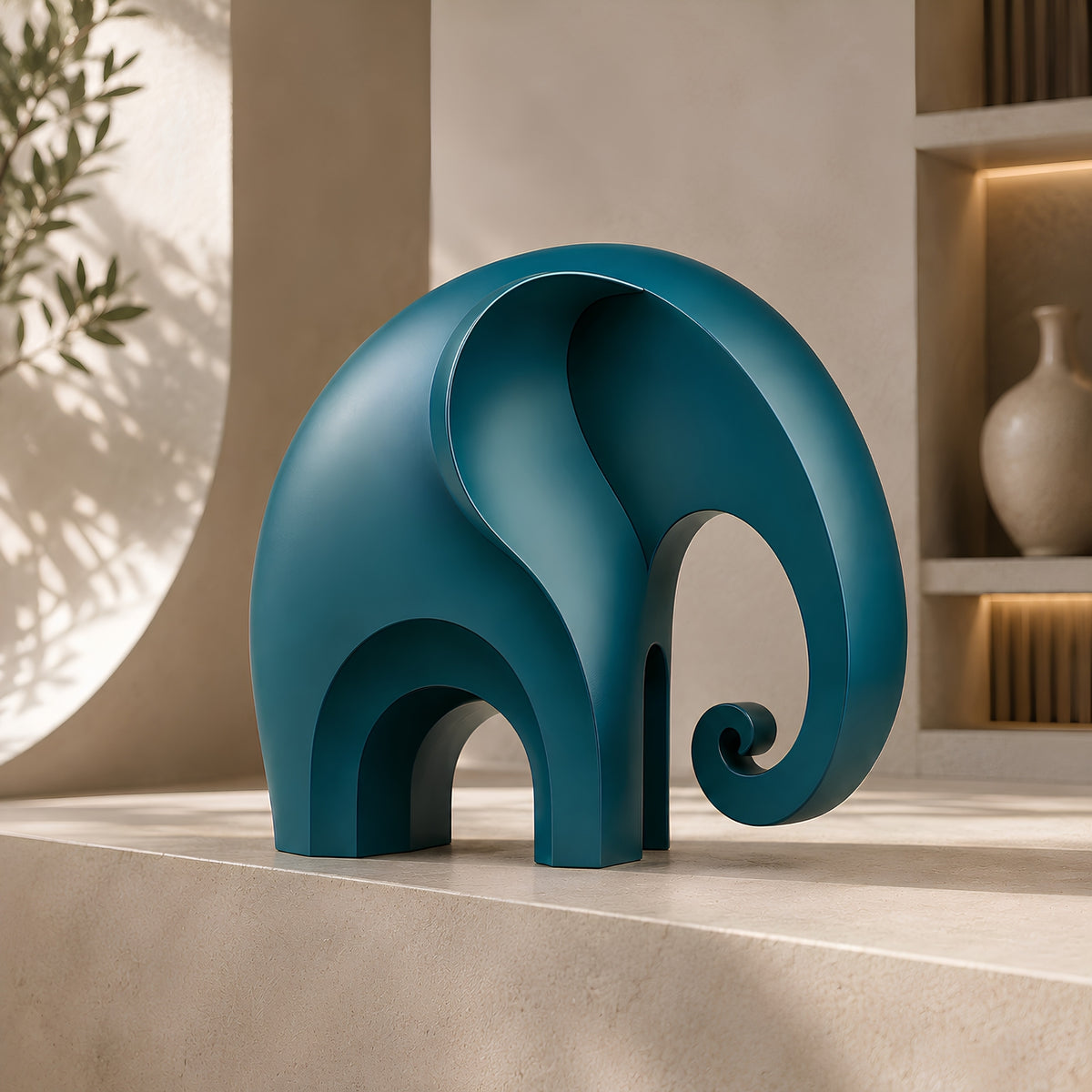 ABSTRACT SPIRAL ARCH DECORATIVE SCULPTURE