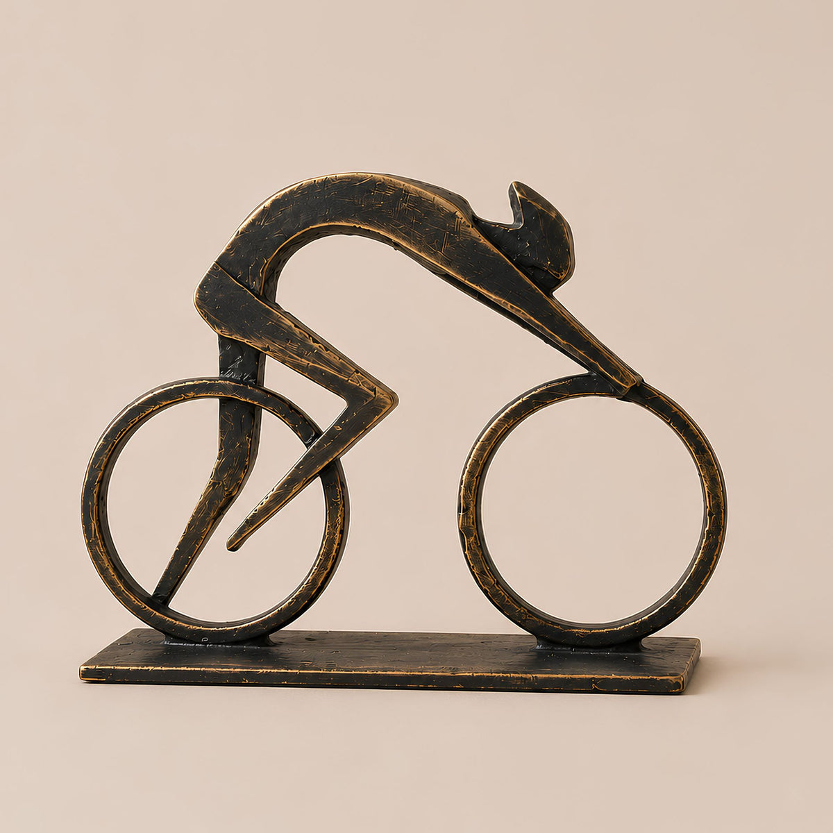 CYCLIST DECORATIVE SCULPTURE