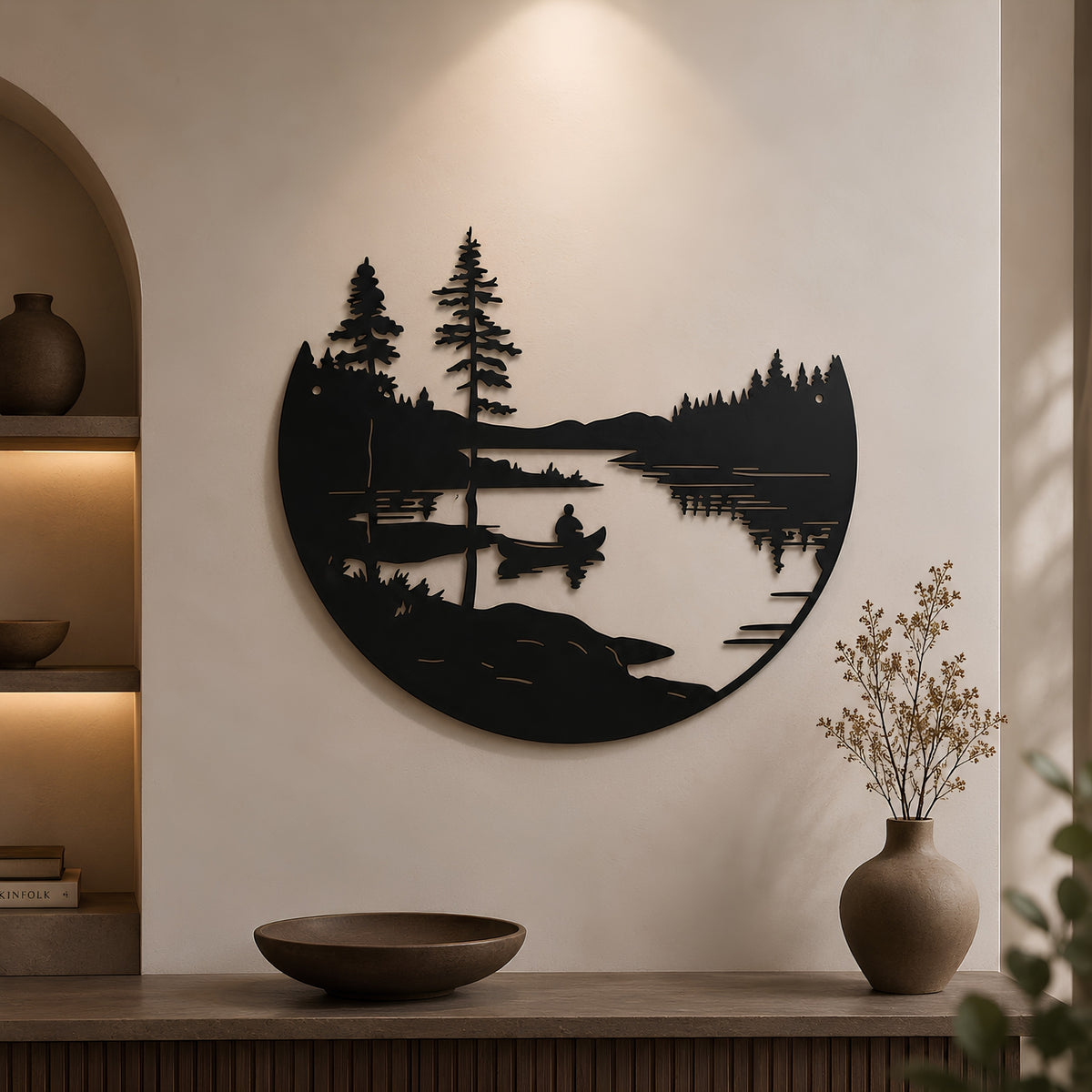 LAKE & FOREST KAYAK WALL DECOR