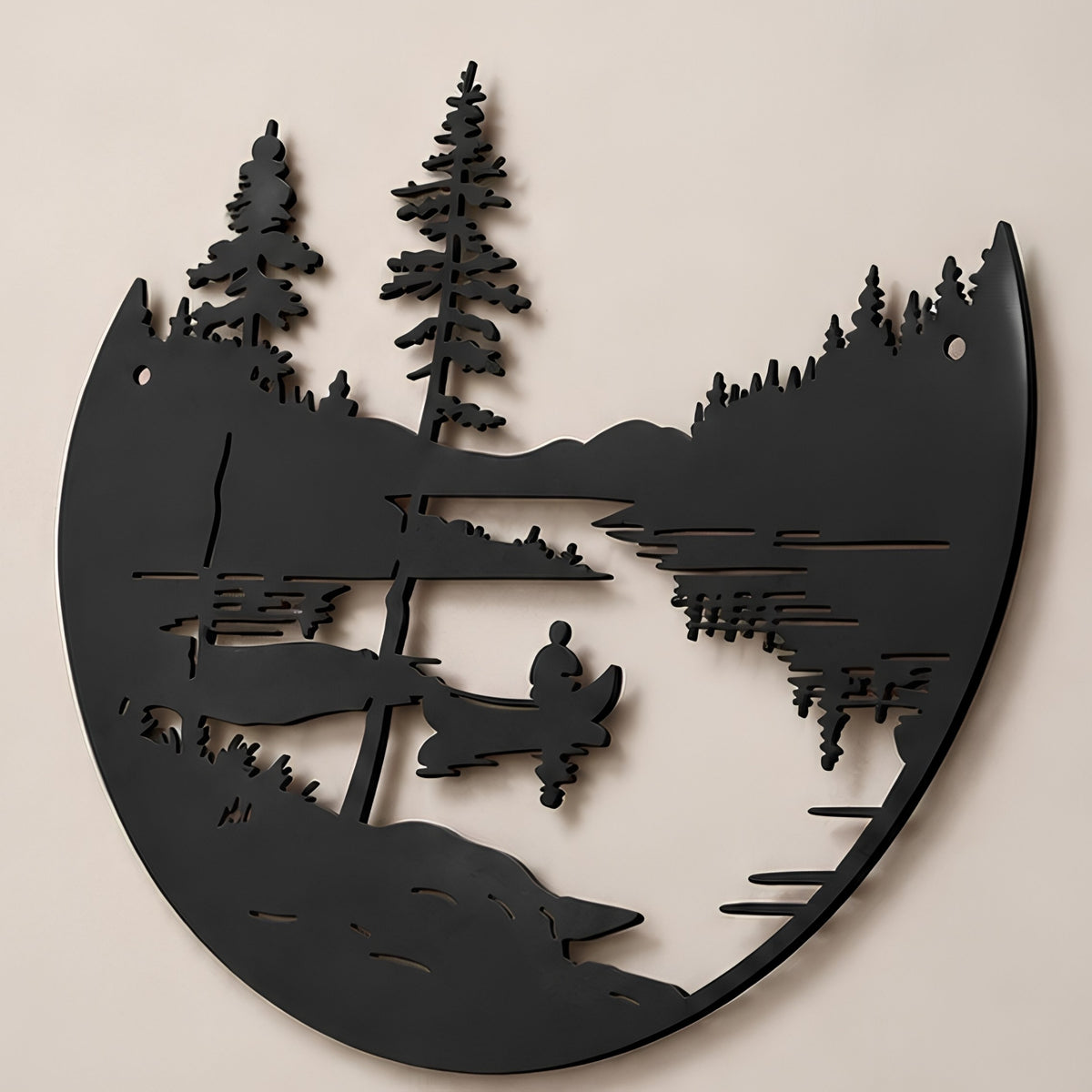 LAKE & FOREST KAYAK WALL DECOR
