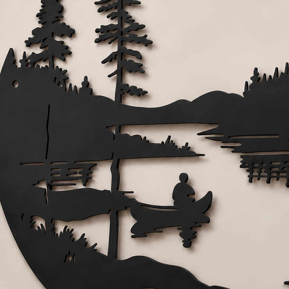 LAKE & FOREST KAYAK WALL DECOR