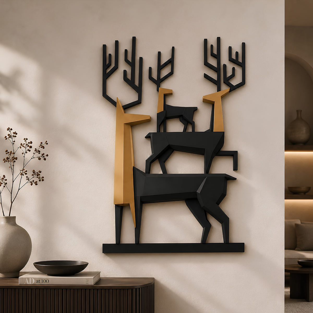 DEER FAMILY WALL DECOR