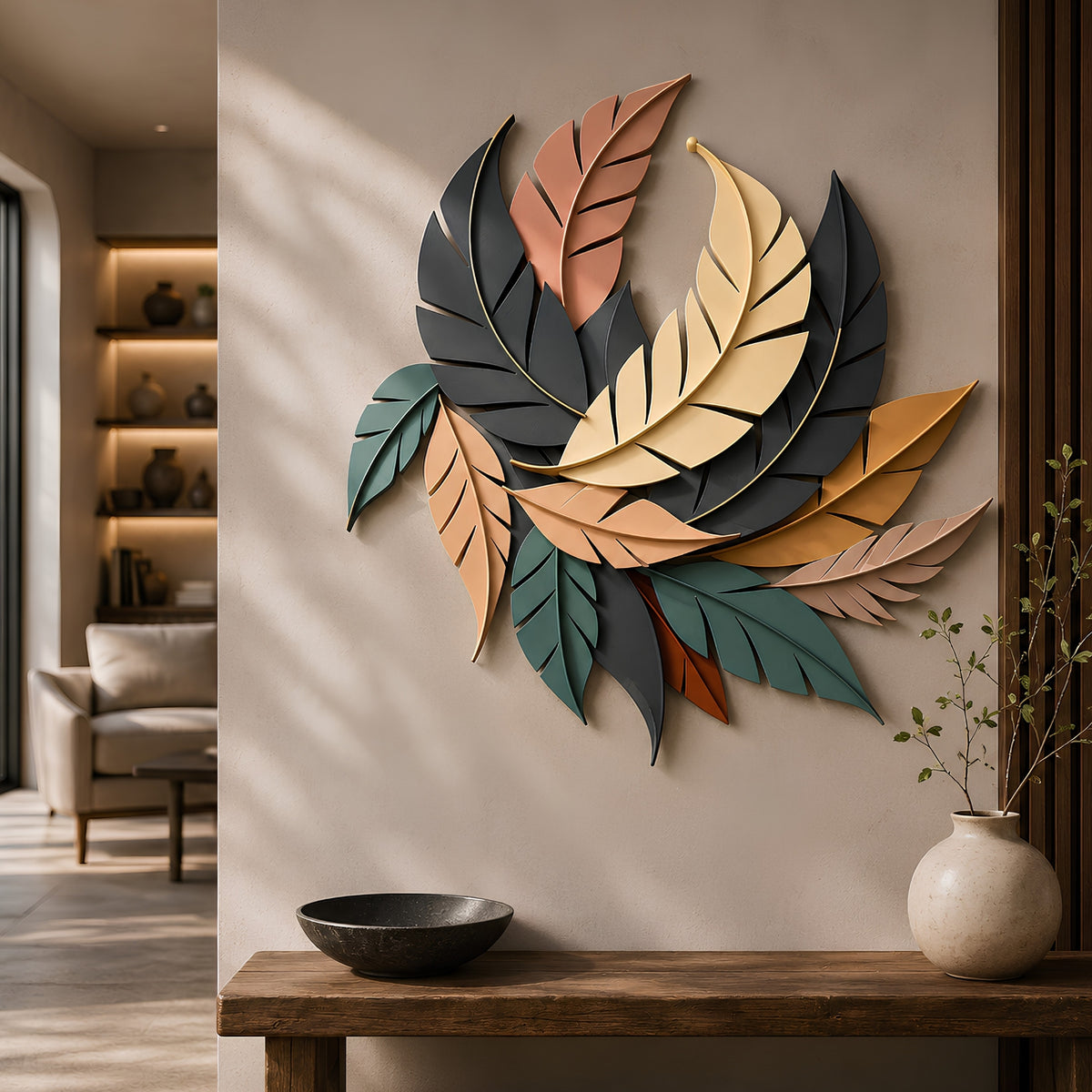 BOTANICAL LEAF WALL DECOR