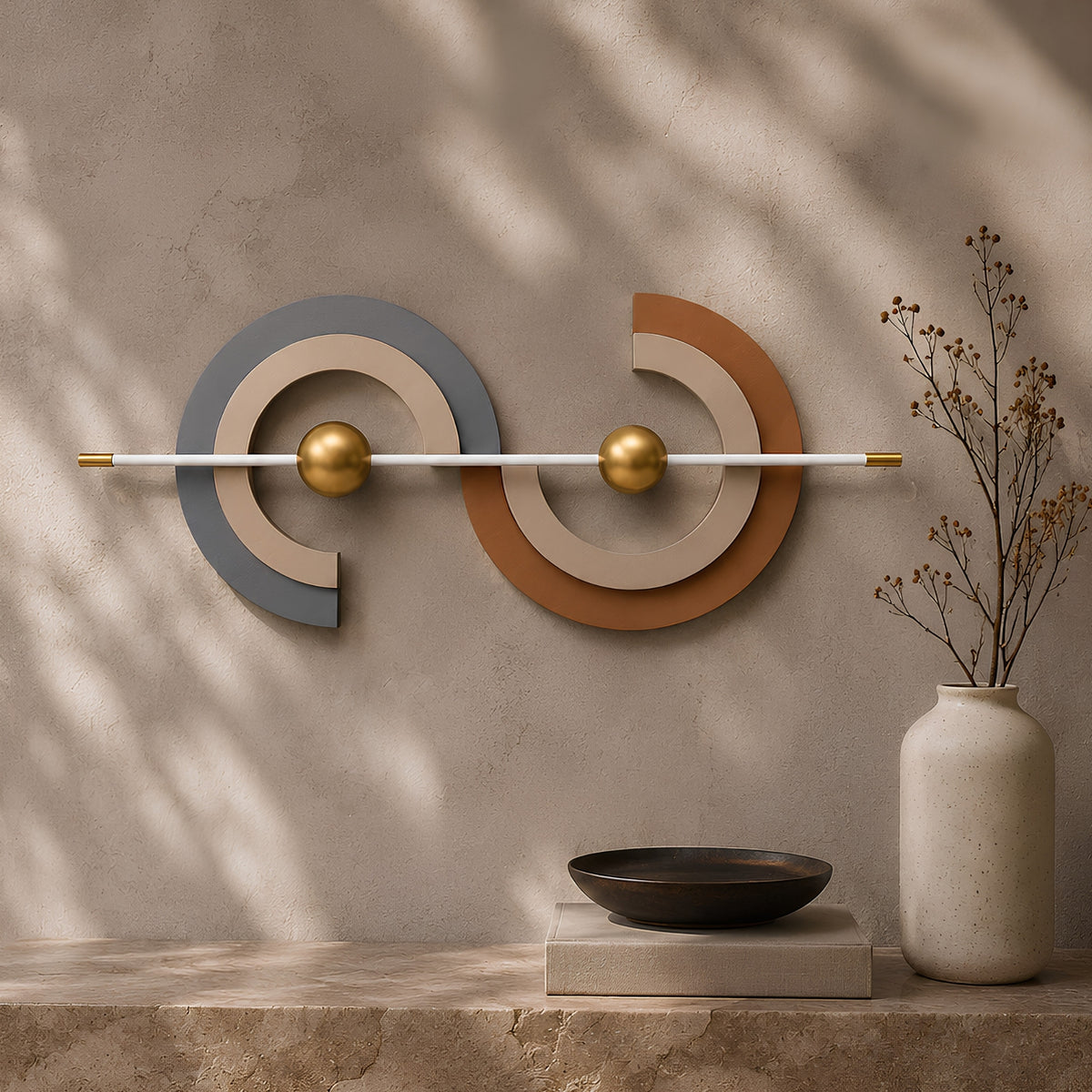 GEOMETRIC CIRCLE WALL DECOR
