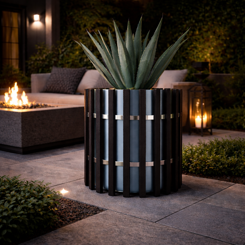 CHARRED CORSET PLANTER
