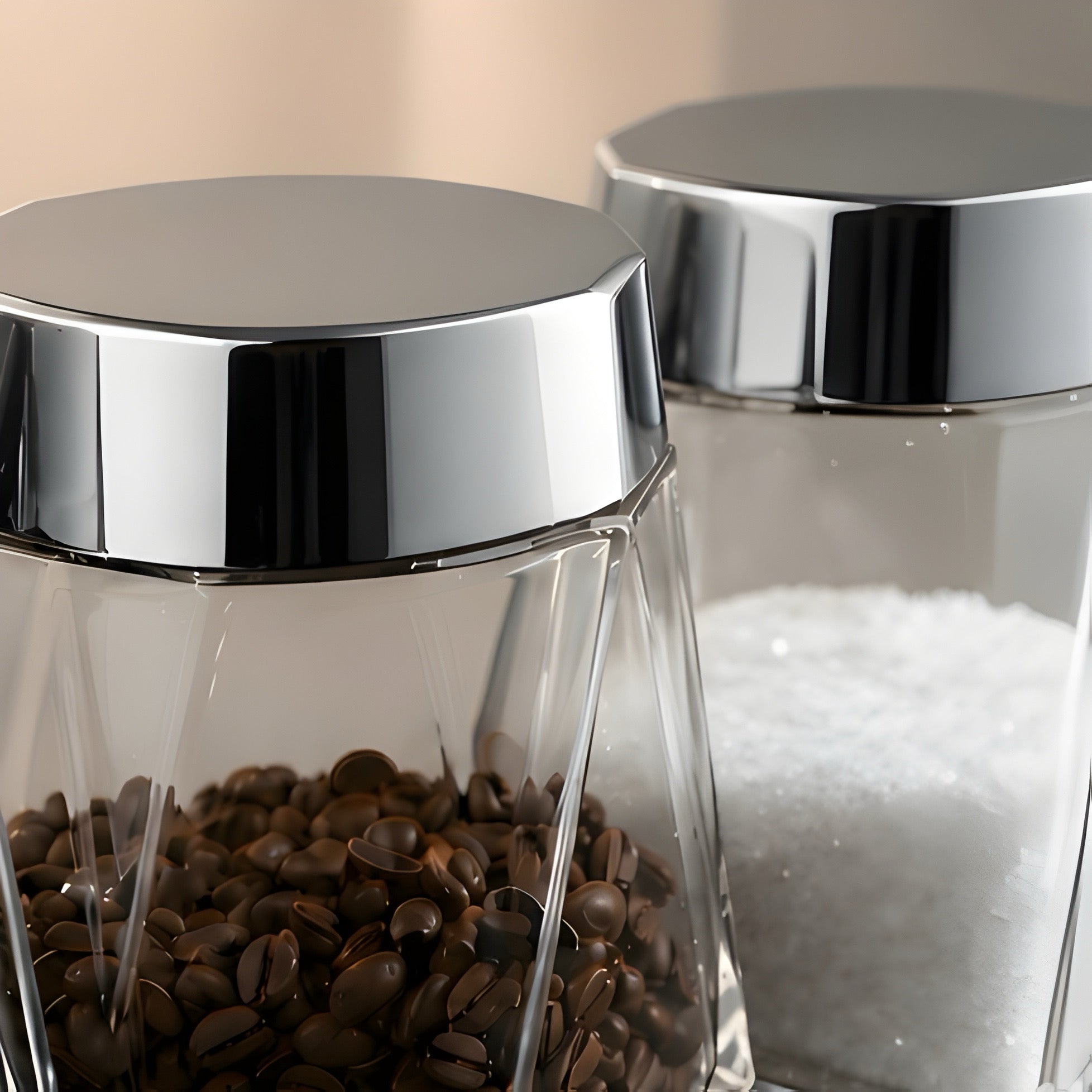 Crystal Prism Canister Set