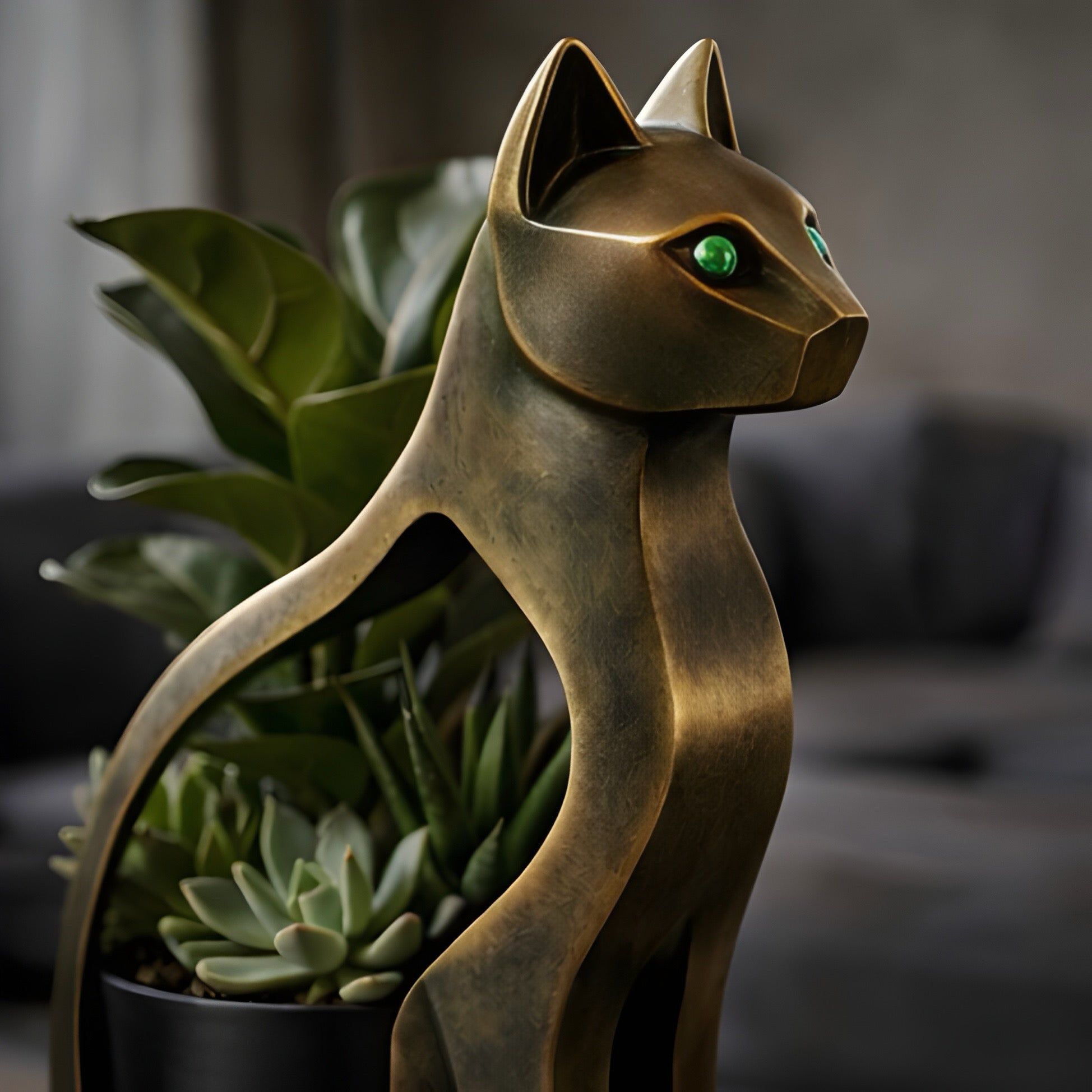 Elysian Cat Sculpt Planter