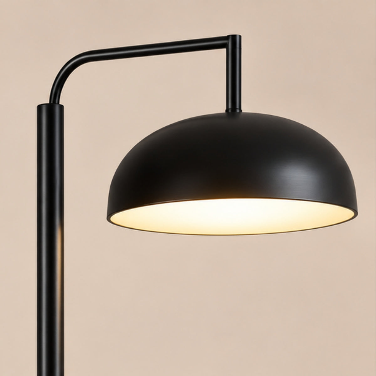 MODERN BLACK ARCH FLOOR LAMP