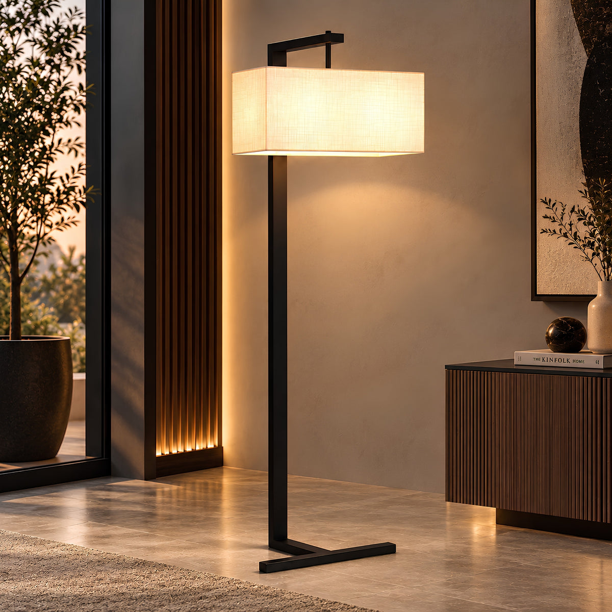 C-SHAPE FLOOR LAMP
