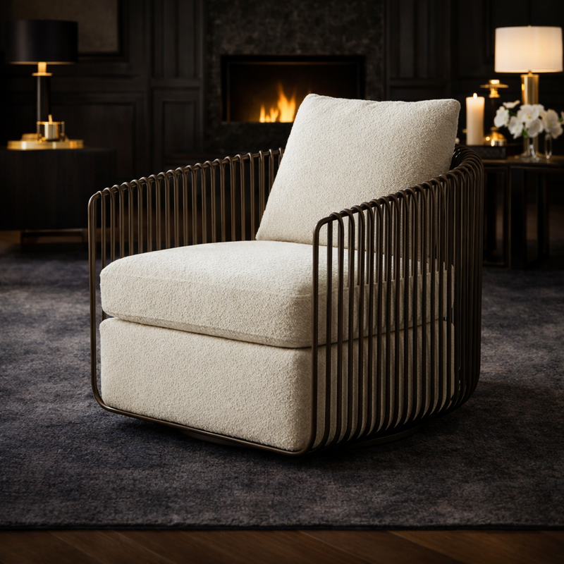 MERIDIAN FLUTE LOUNGE CHAIR