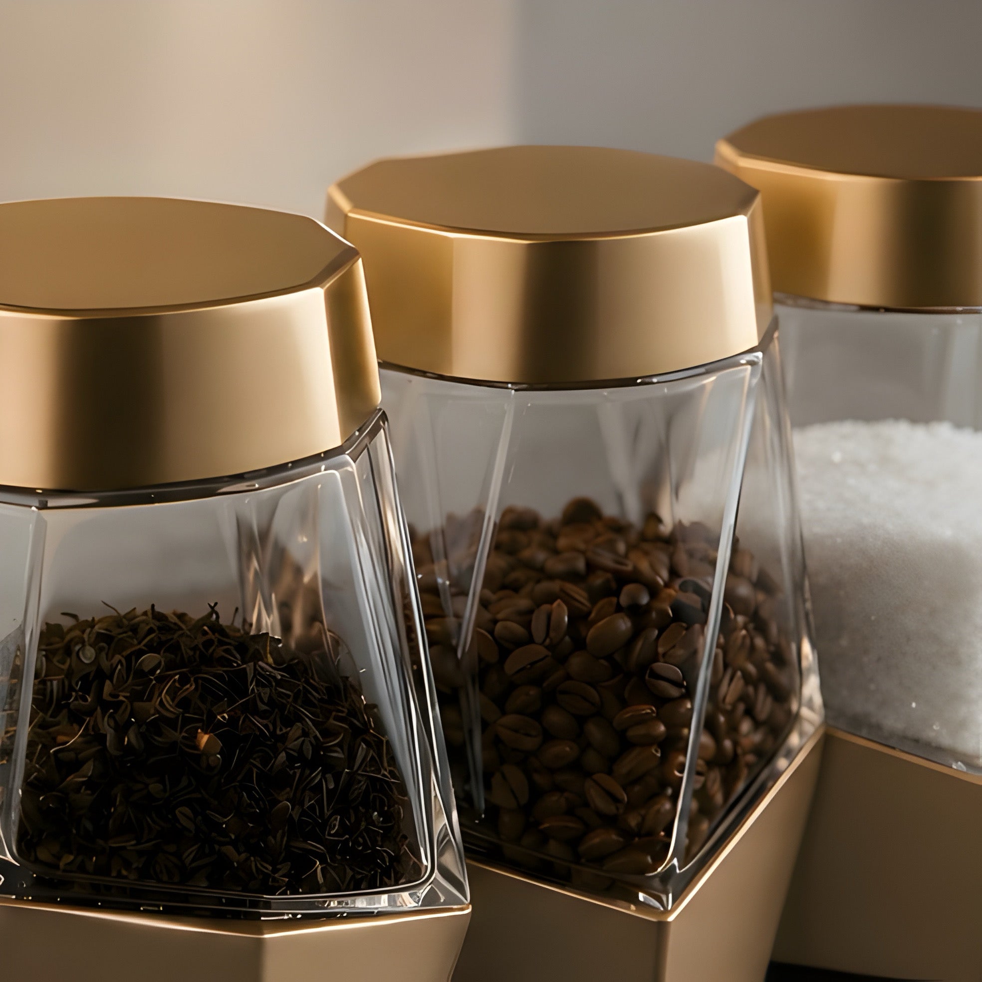 Crystal Prism Canister Set