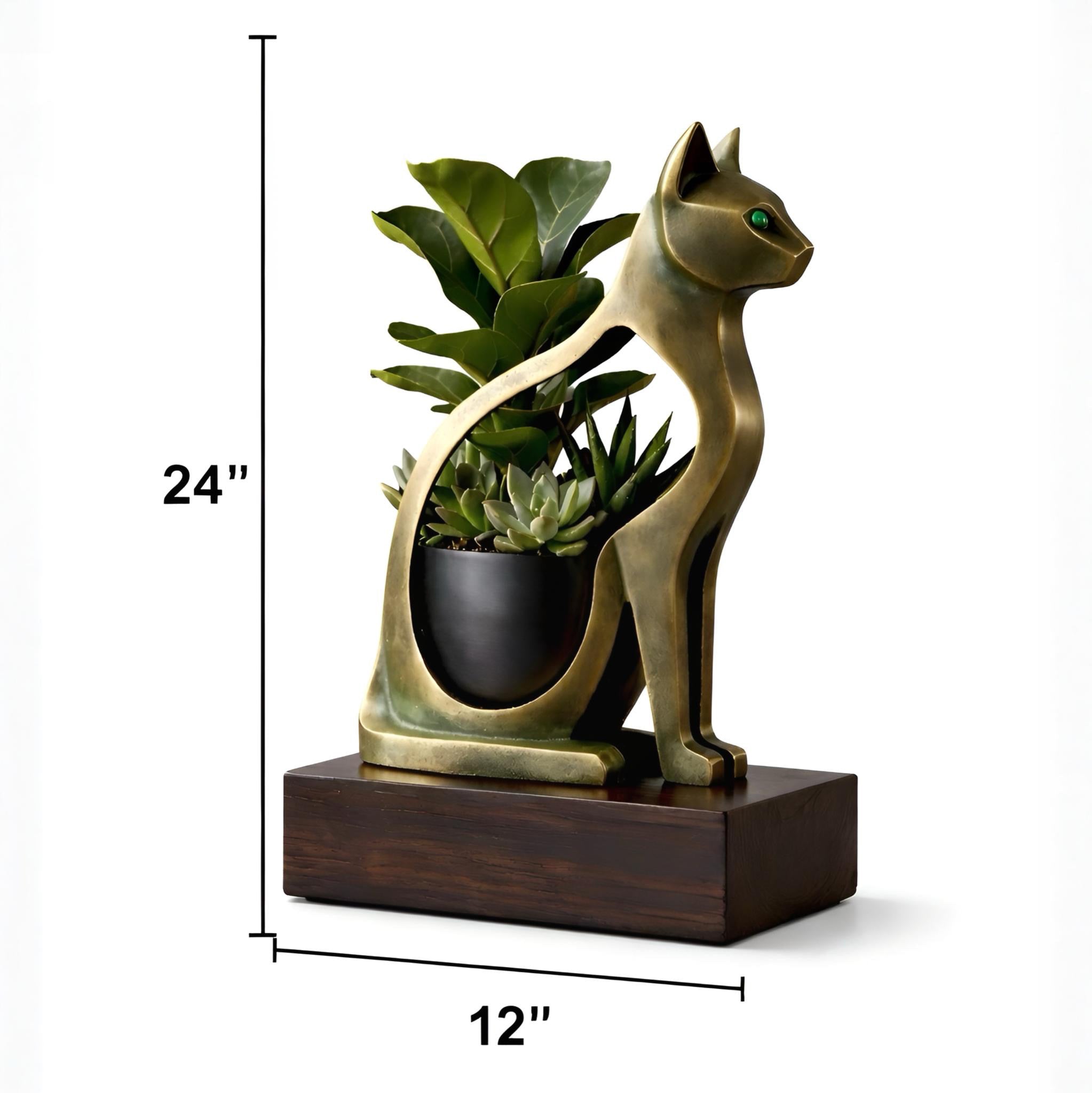 Elysian Cat Sculpt Planter