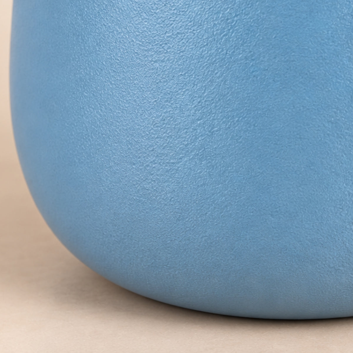 POWDER BLUE ROUNDED PLANTER SET