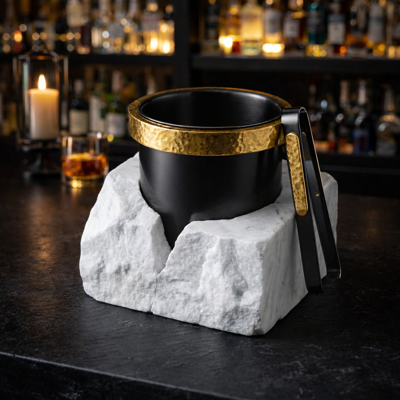 GLACIER SPLIT-STONE ICE BUCKET
