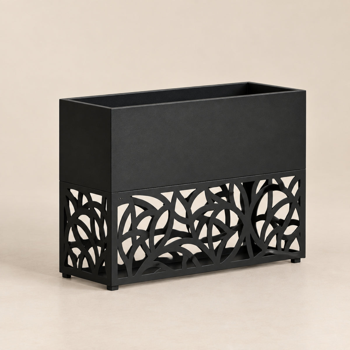 RECTANGULAR CUTOUT PANEL OUTDOOR PLANTER