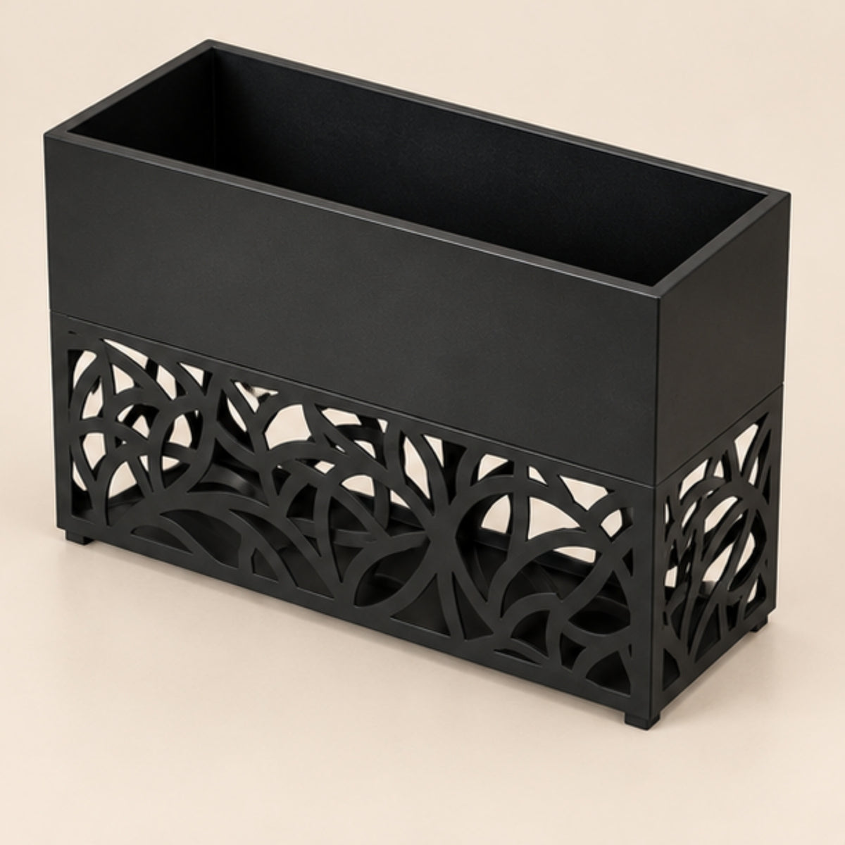 RECTANGULAR CUTOUT PANEL OUTDOOR PLANTER
