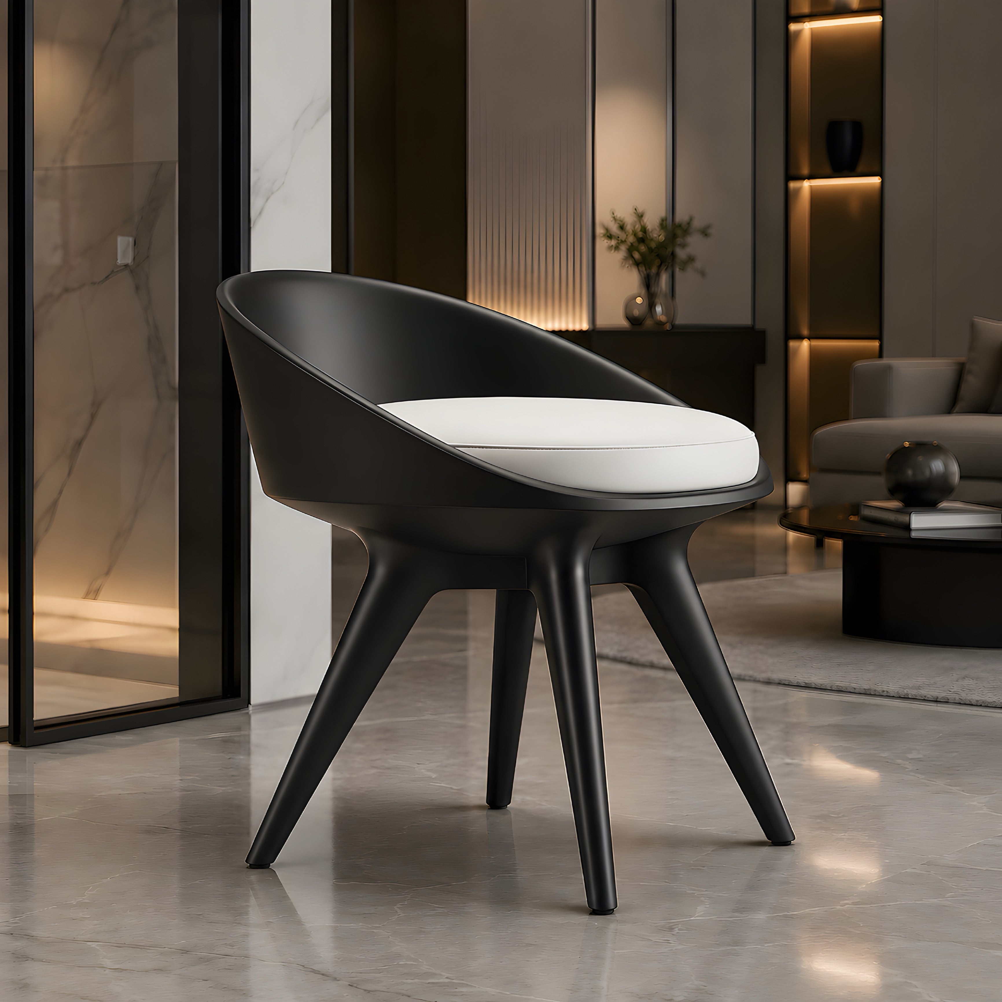 Sculptural Accent Chair