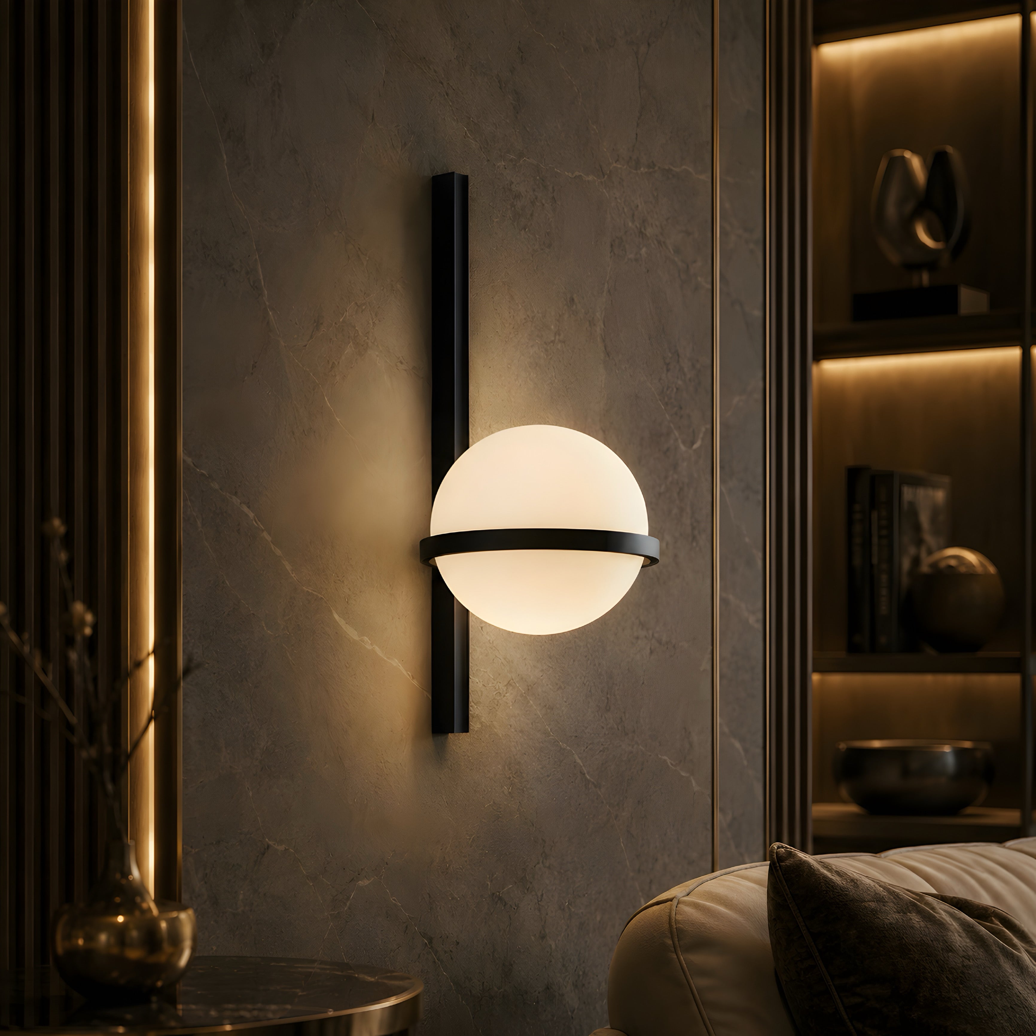 Linea Globe Wall Lamp