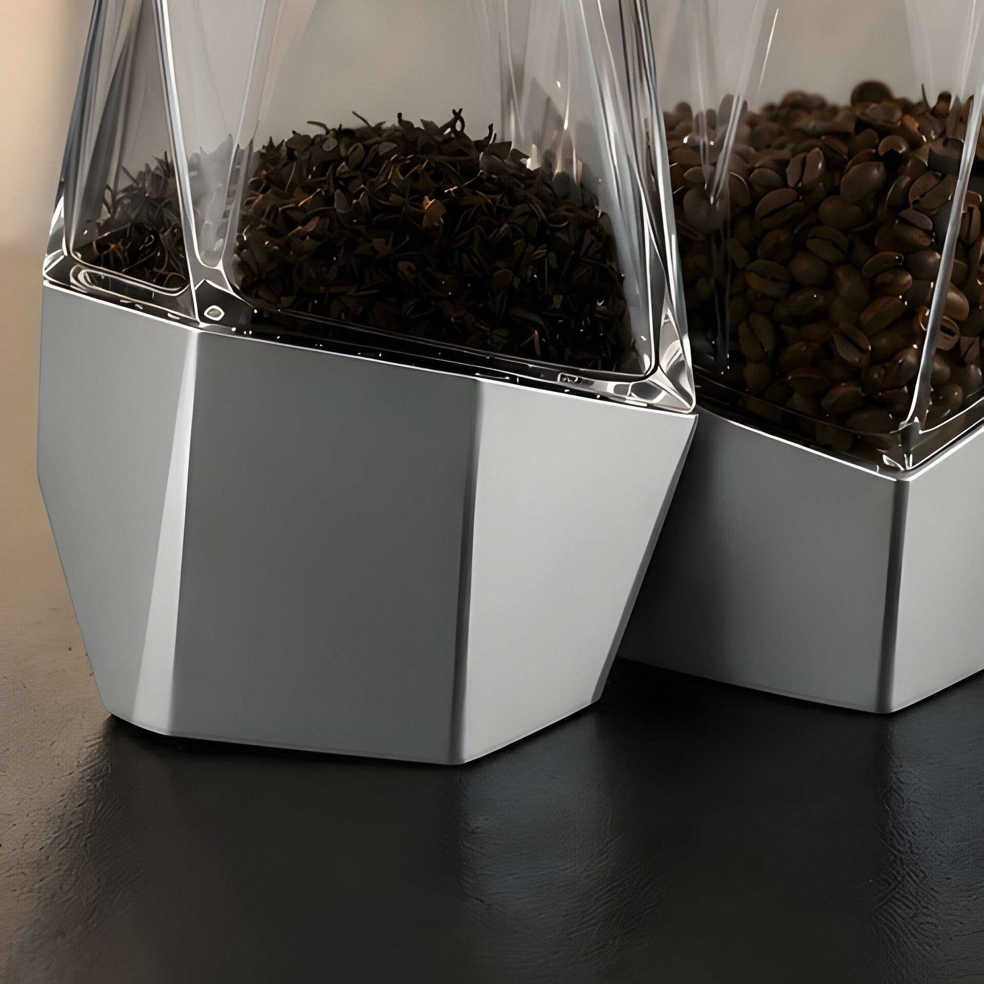 Crystal Prism Canister Set
