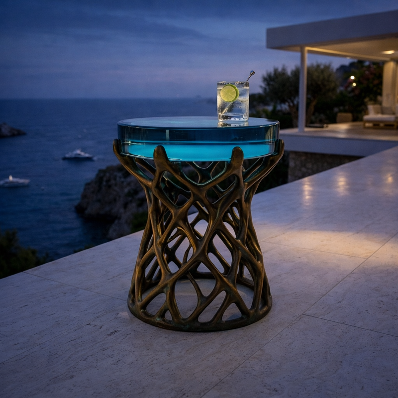 HELIOS GENERATIVE PLINTH & STOOL