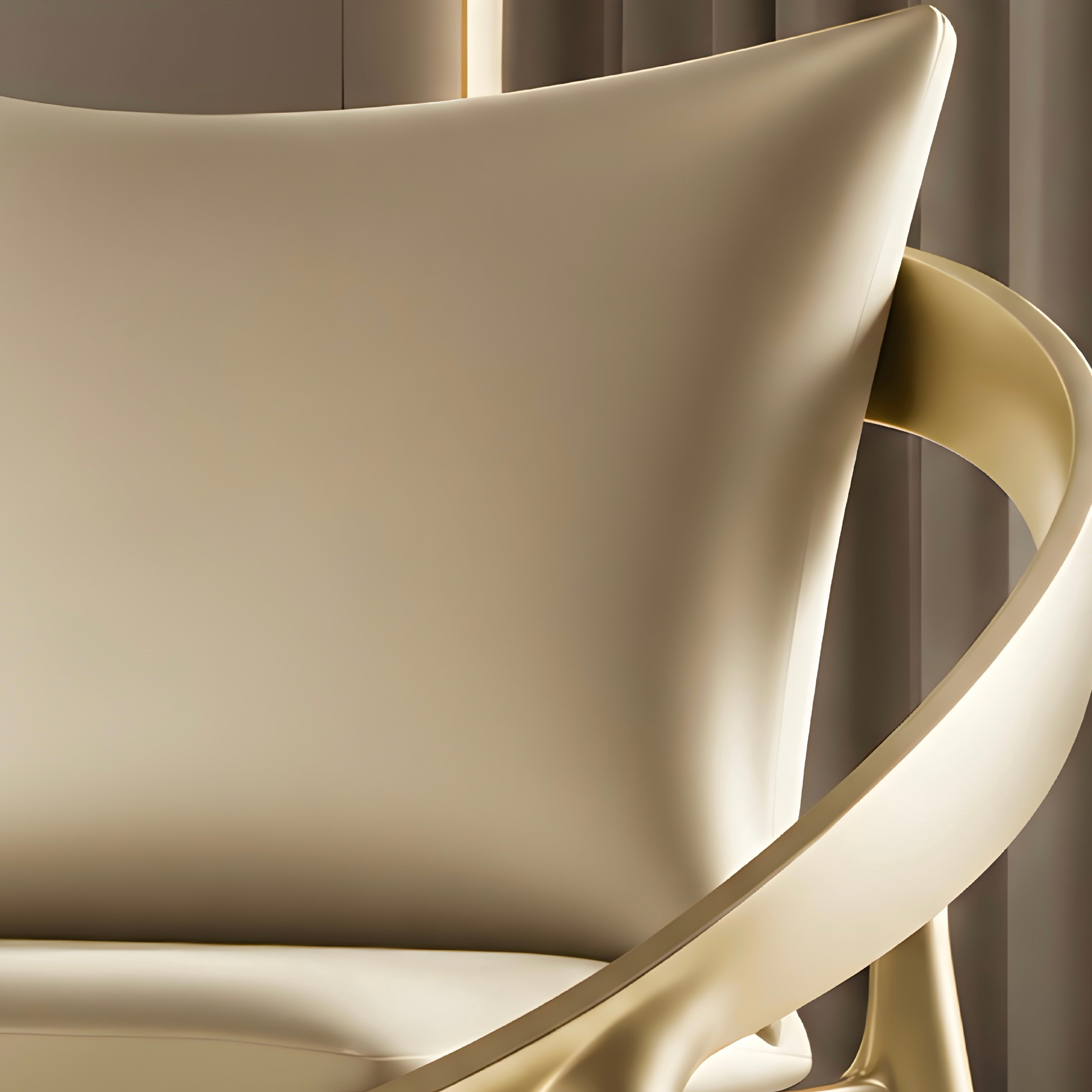 Sculptural Lounge Chair