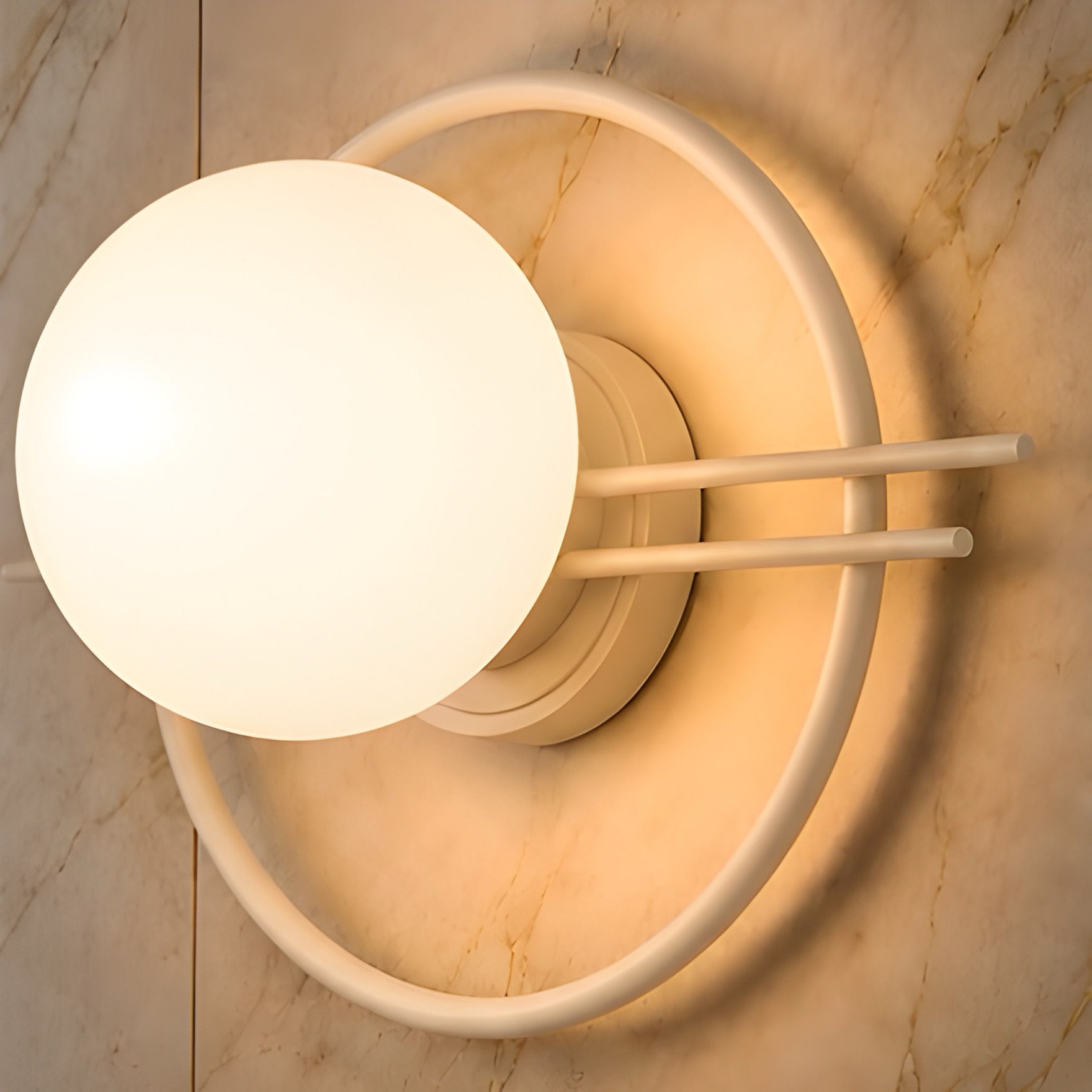 Obsidian Halo Wall Lamp