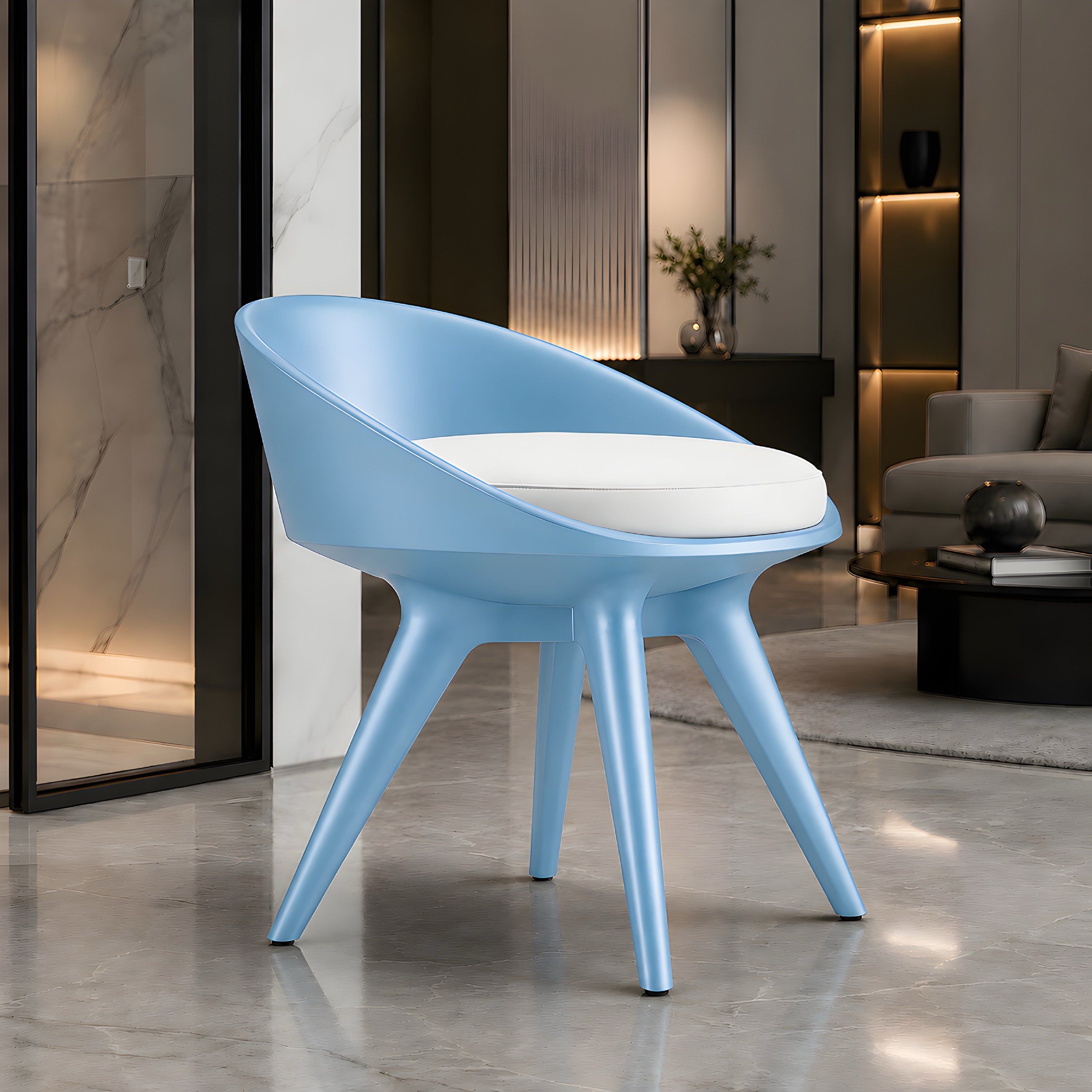Sculptural Accent Chair