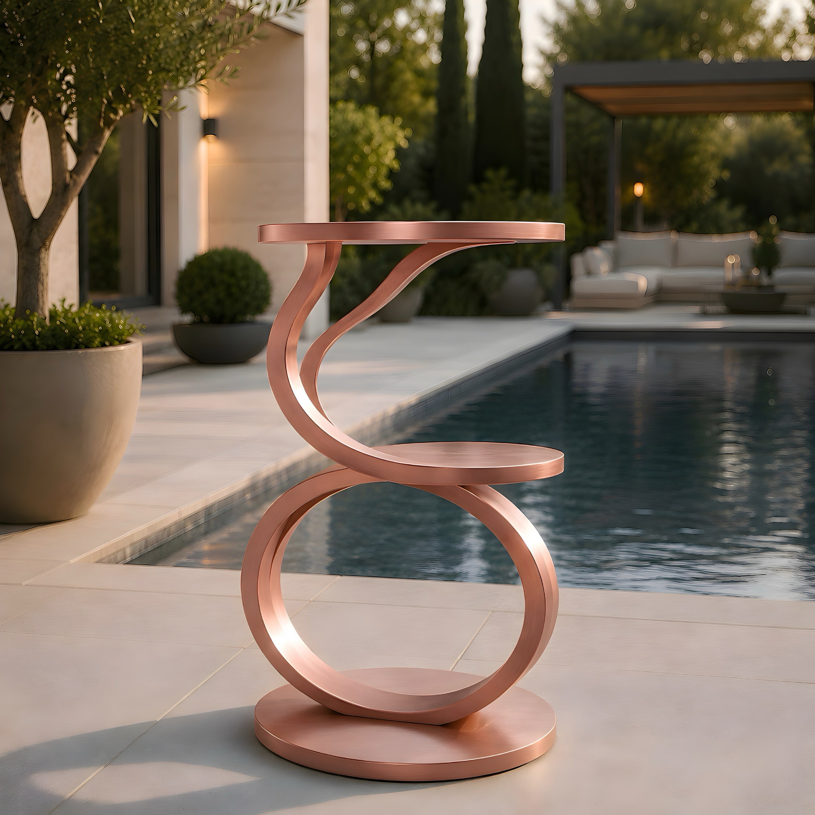 Celestia Sculptural Plant Stand