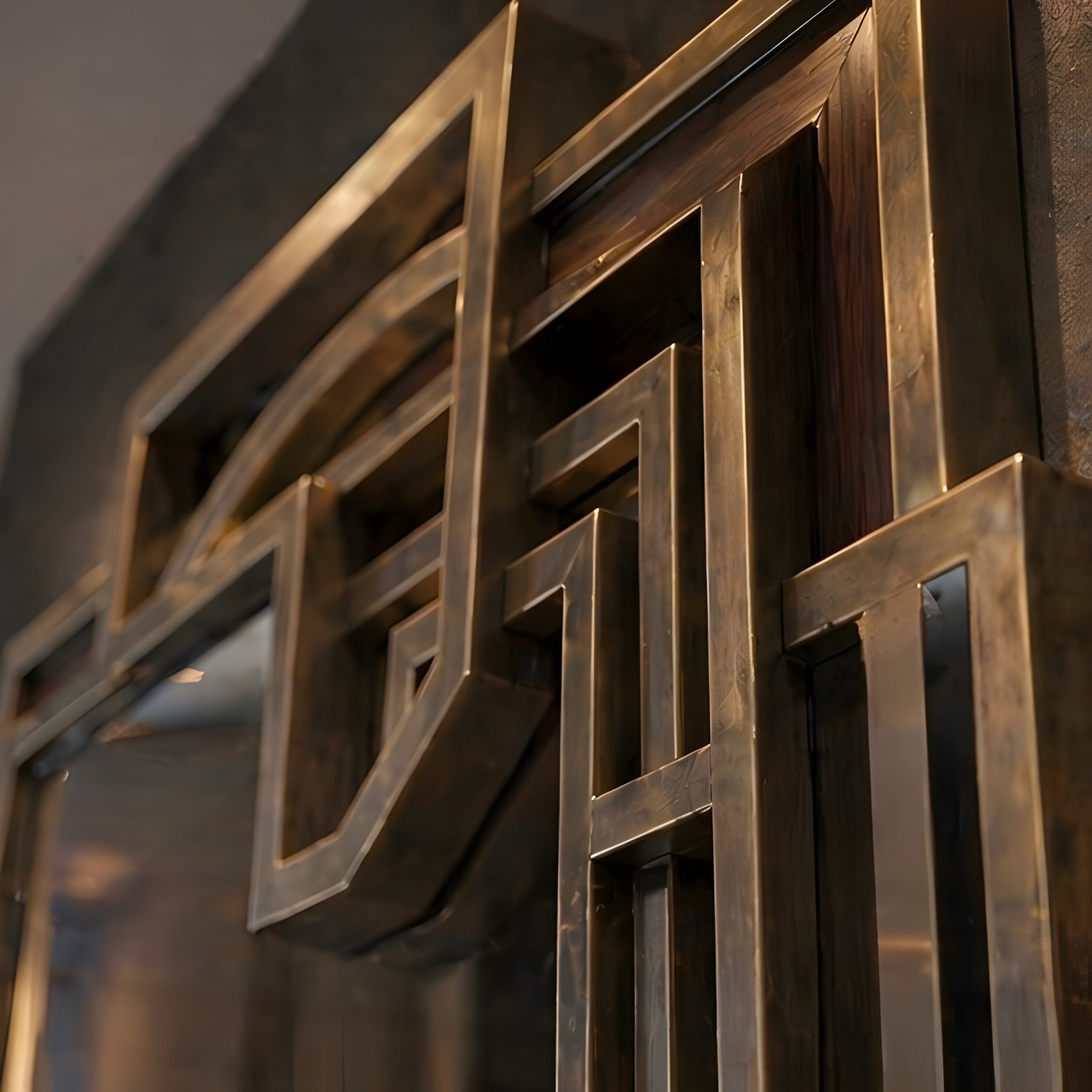 Axis Form Decorative Mirror