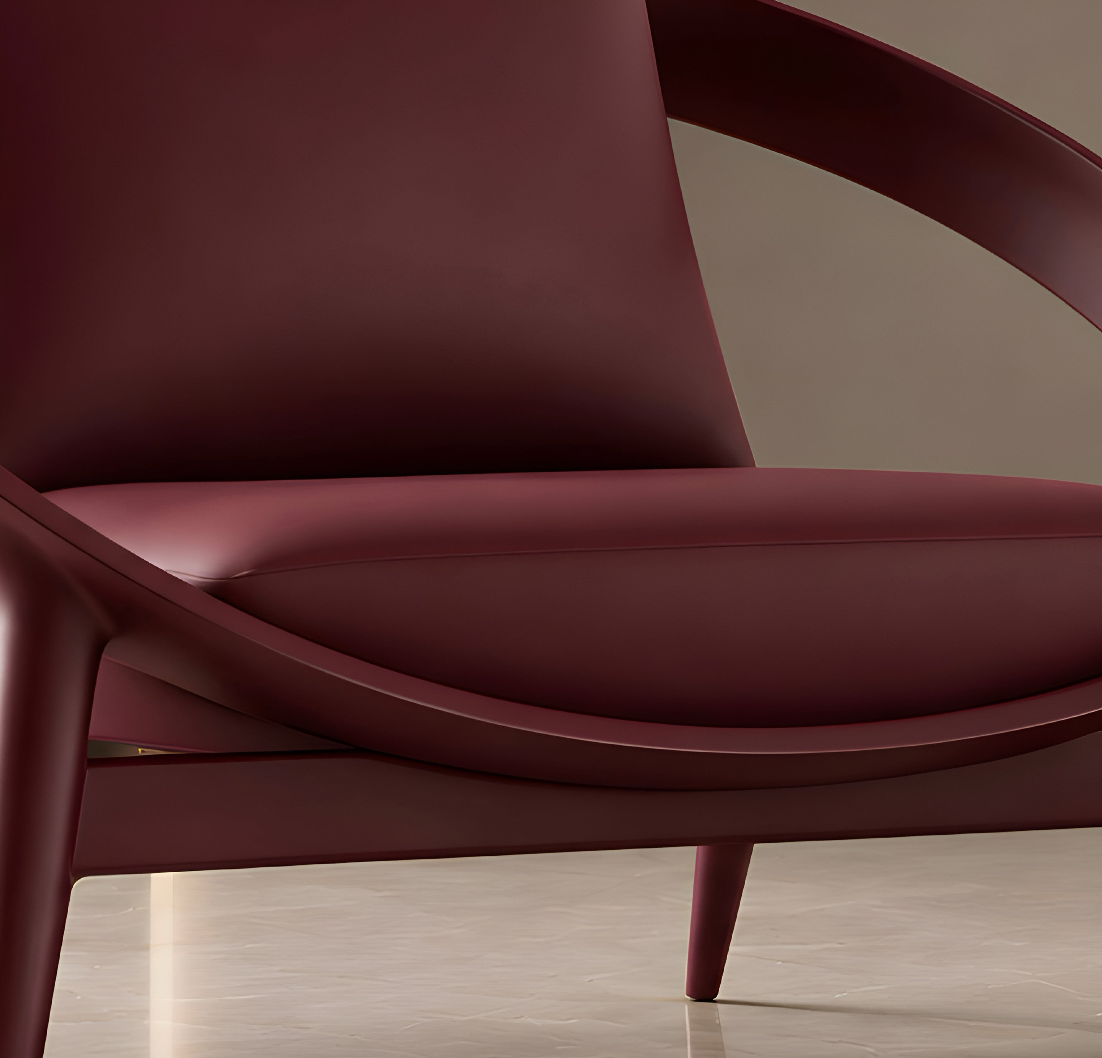Sculptural Lounge Chair