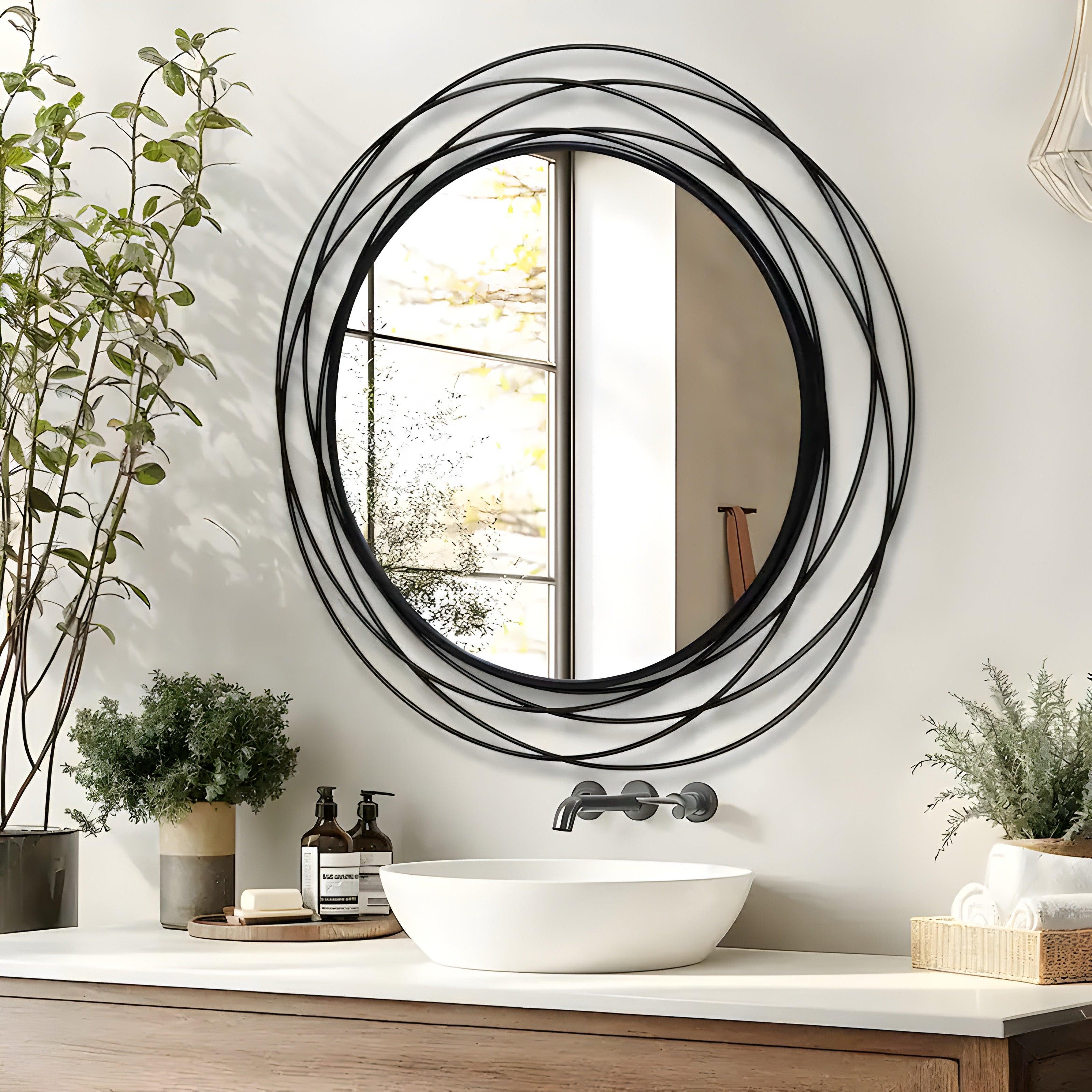 Cirqline Modern Art Mirror