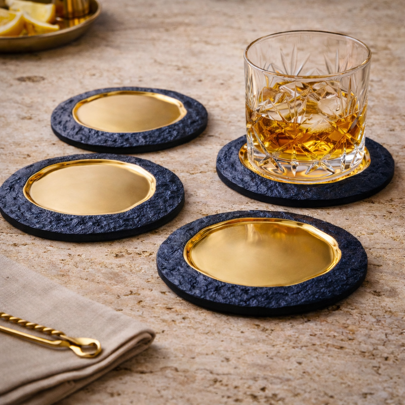 MAGMA SLICE COASTER SET