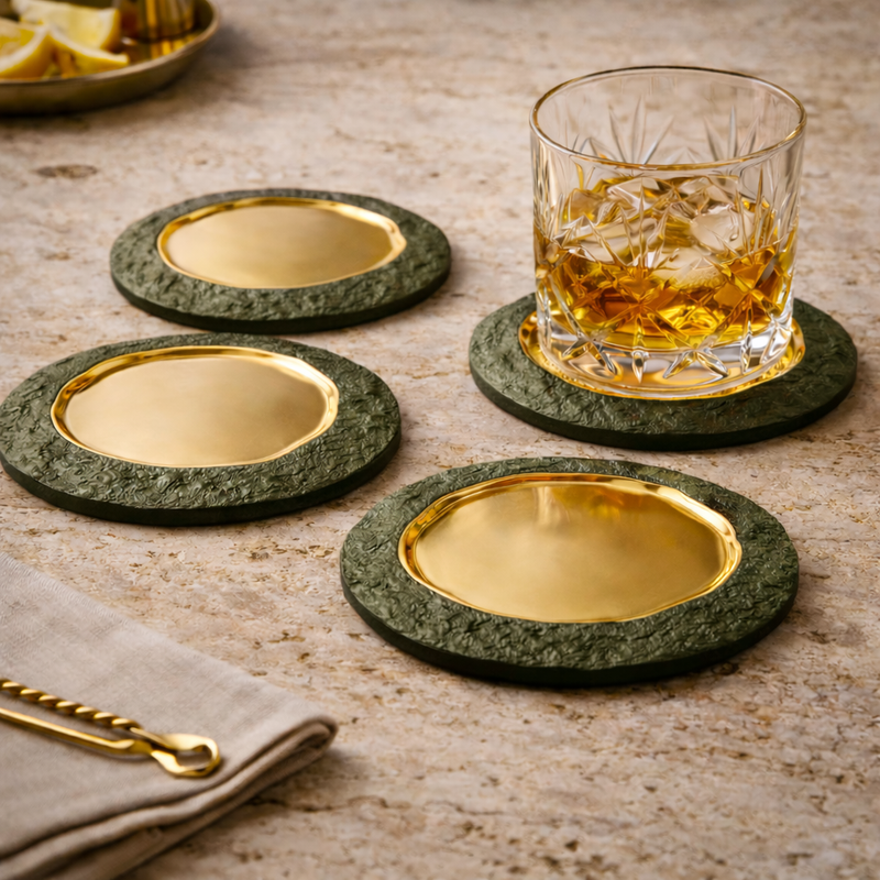 MAGMA SLICE COASTER SET