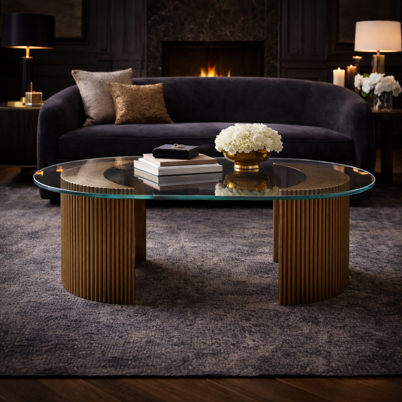 MERIDIAN FLUTE SPLIT-BASE TABLE