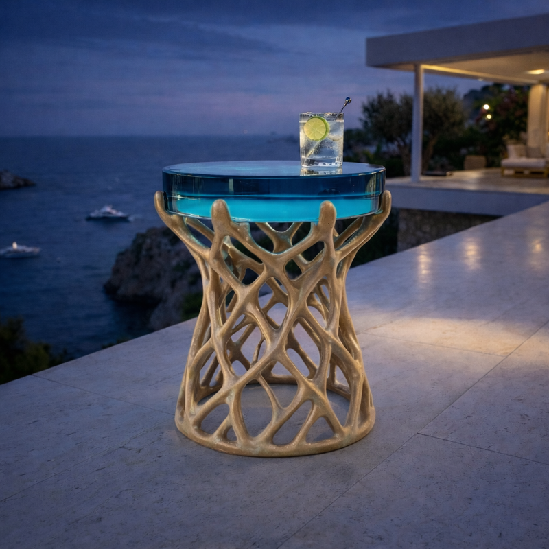 HELIOS GENERATIVE PLINTH & STOOL